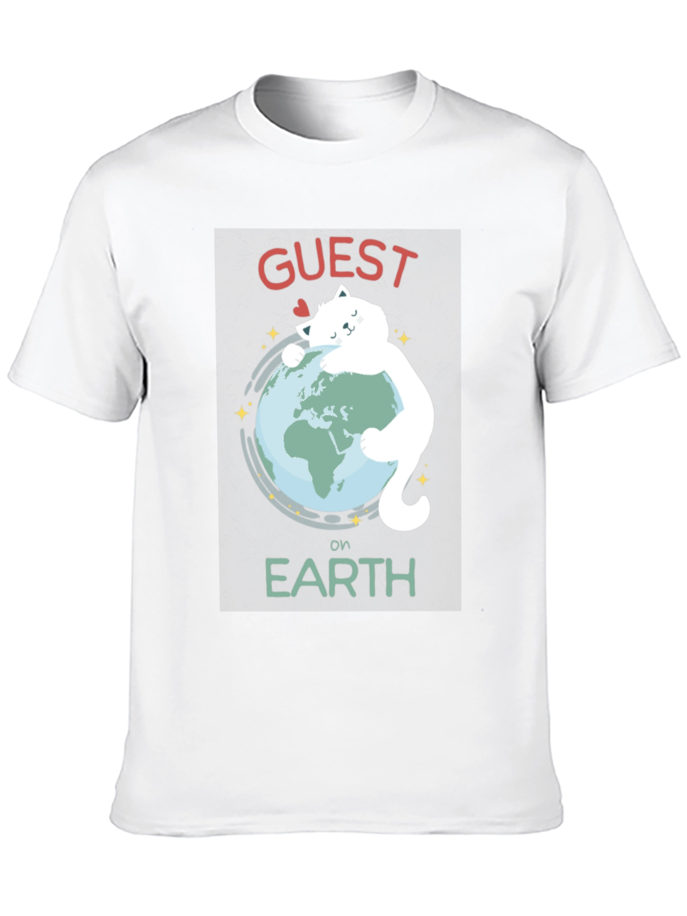 Guest on Earth Graphic Tee - Embrace Sustainability