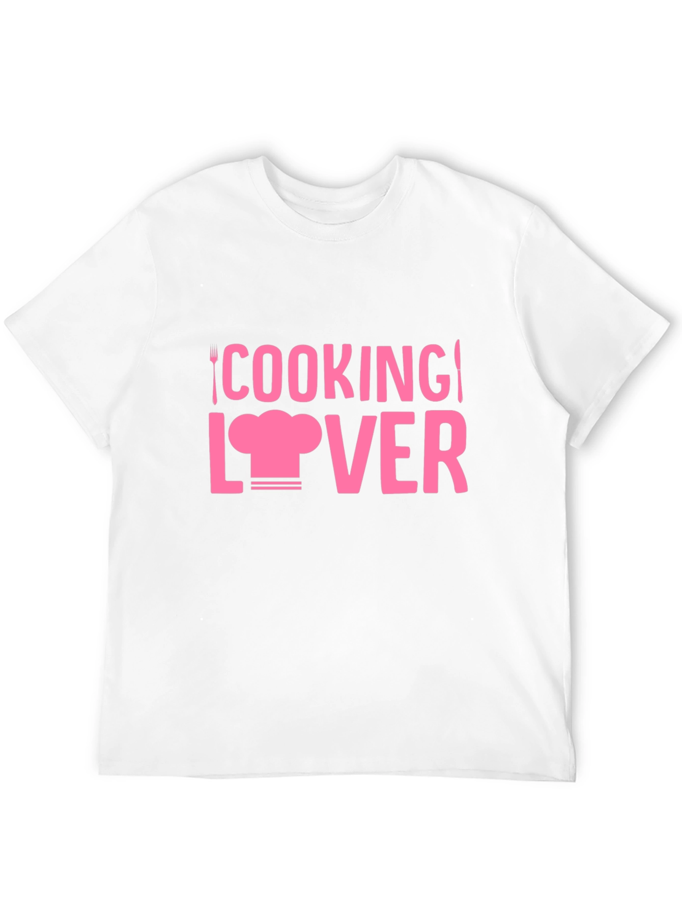 Cooking Lover Graphic Tee - Black Cotton T-Shirt