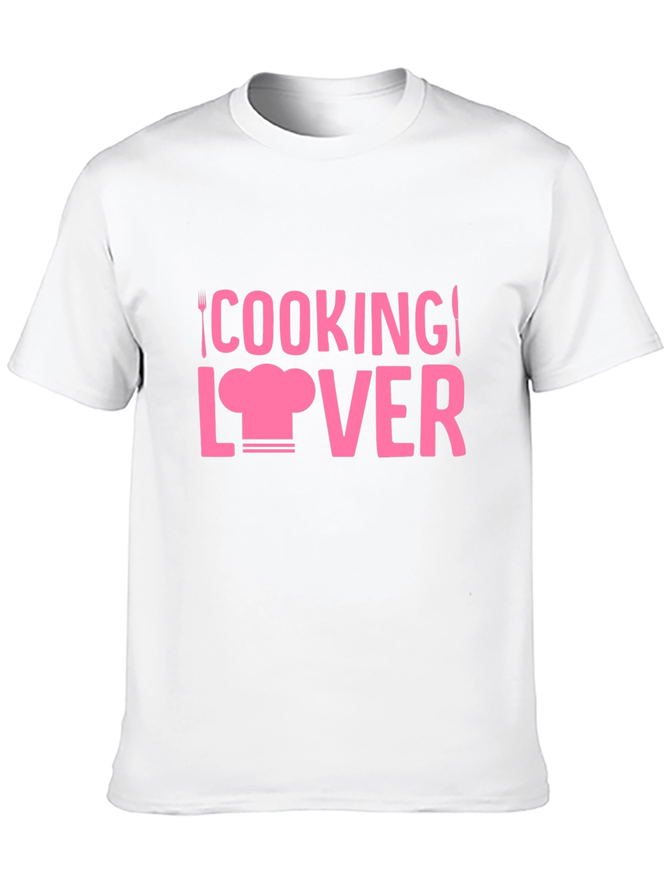 Cooking Lover Graphic Tee - Black Cotton T-Shirt