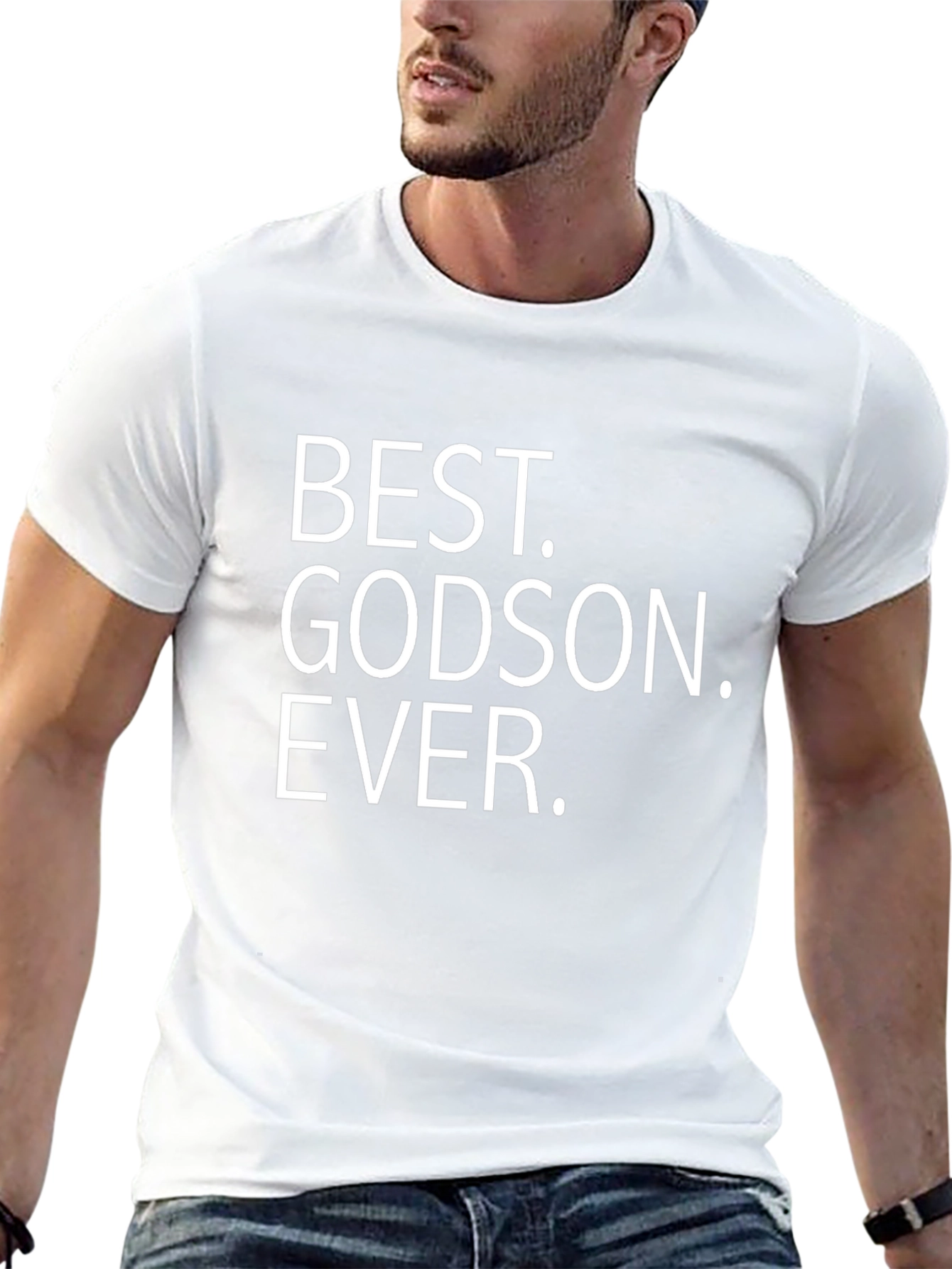 Best Godson Ever Black Graphic T-Shirt