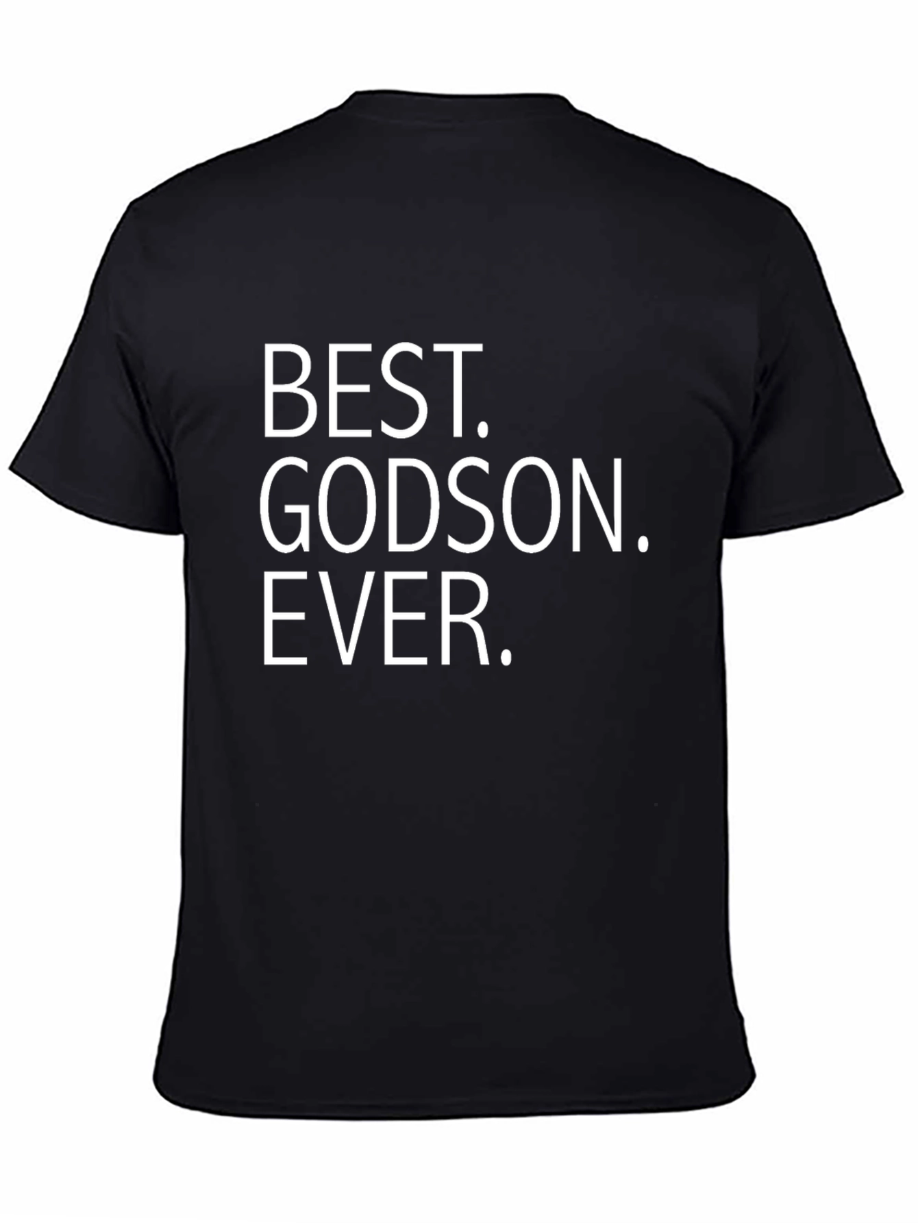 Best Godson Ever Black Graphic T-Shirt