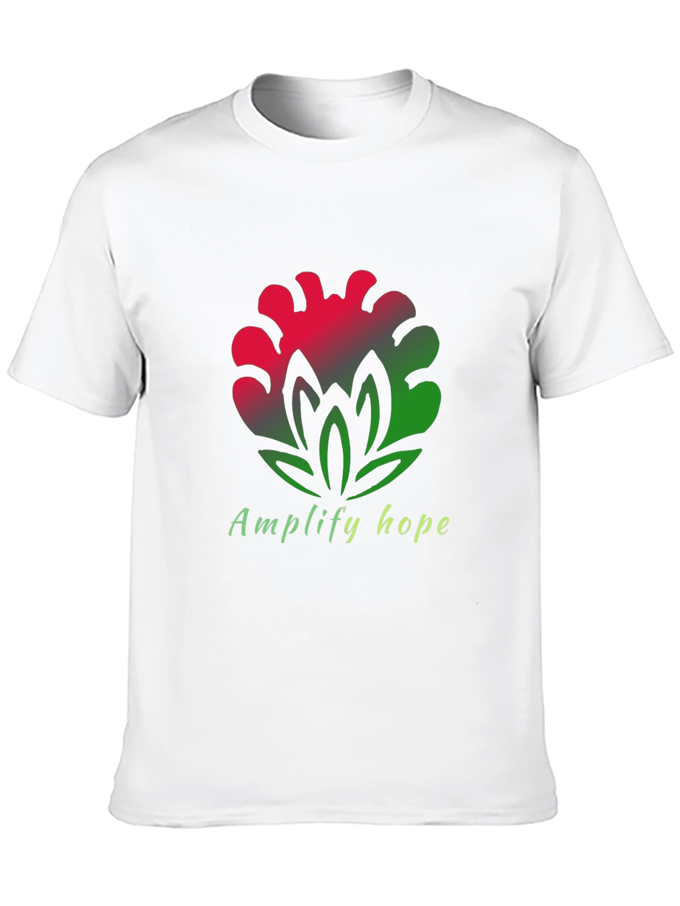 Amplify Hope T-Shirt - Floral Design Tee