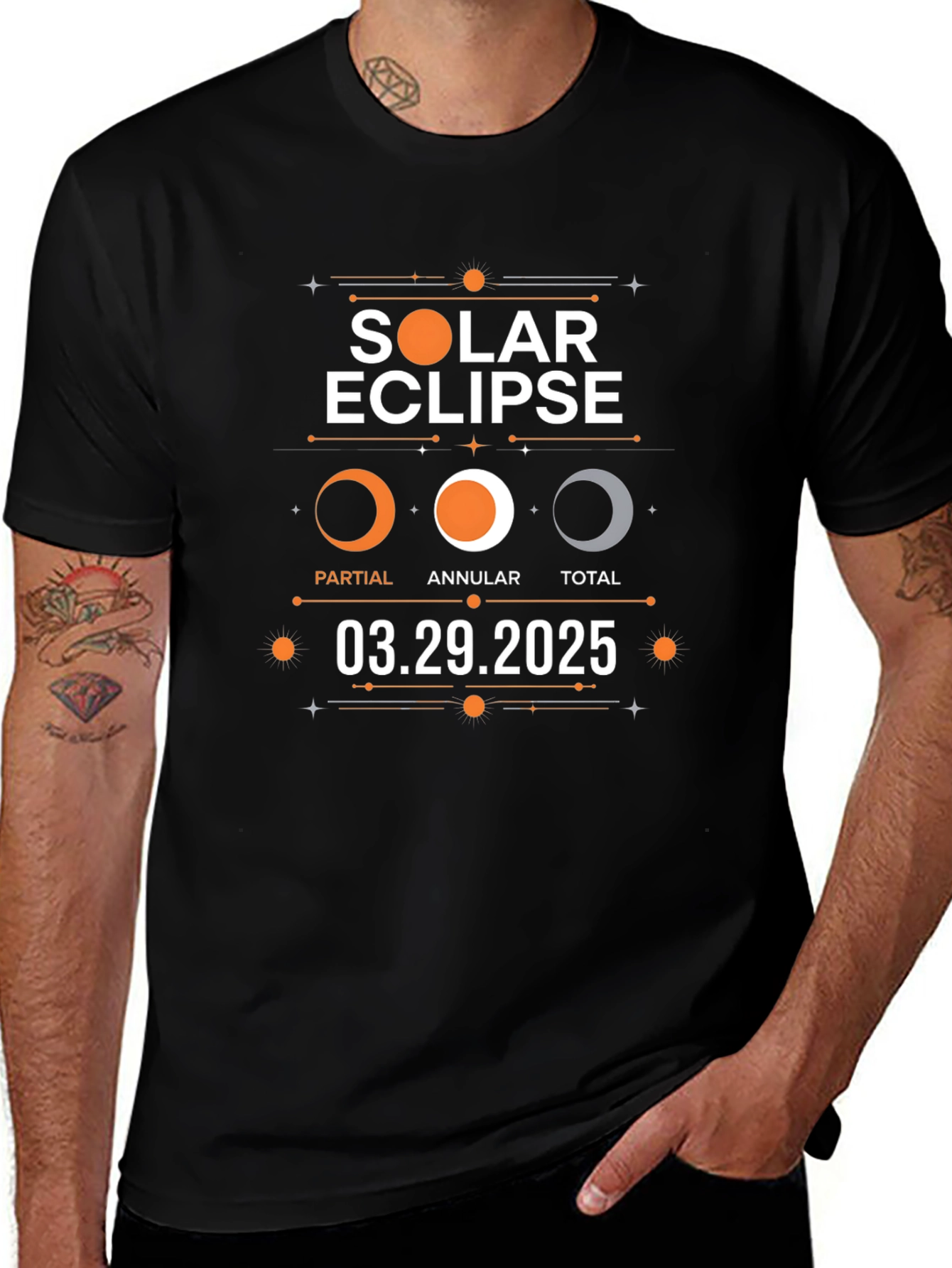 Solar Eclipse 03.29.2025 Graphic Tee