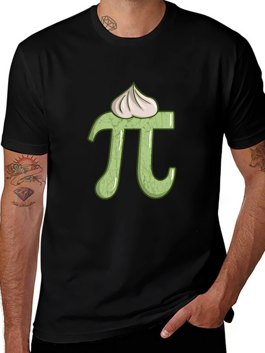 Pi Day T-Shirt - Math Symbol with Cream Topping