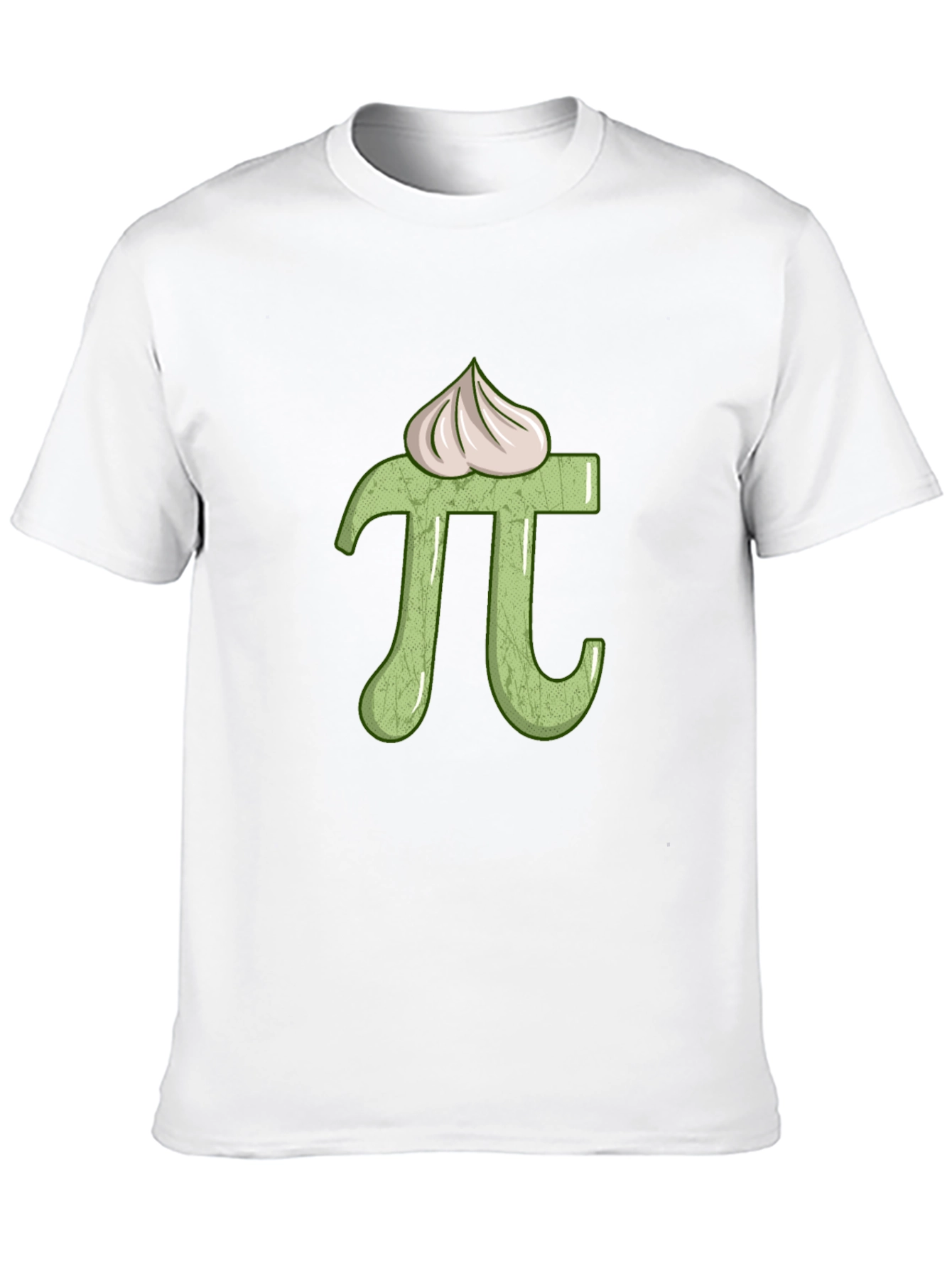 Pi Day T-Shirt - Math Symbol with Cream Topping