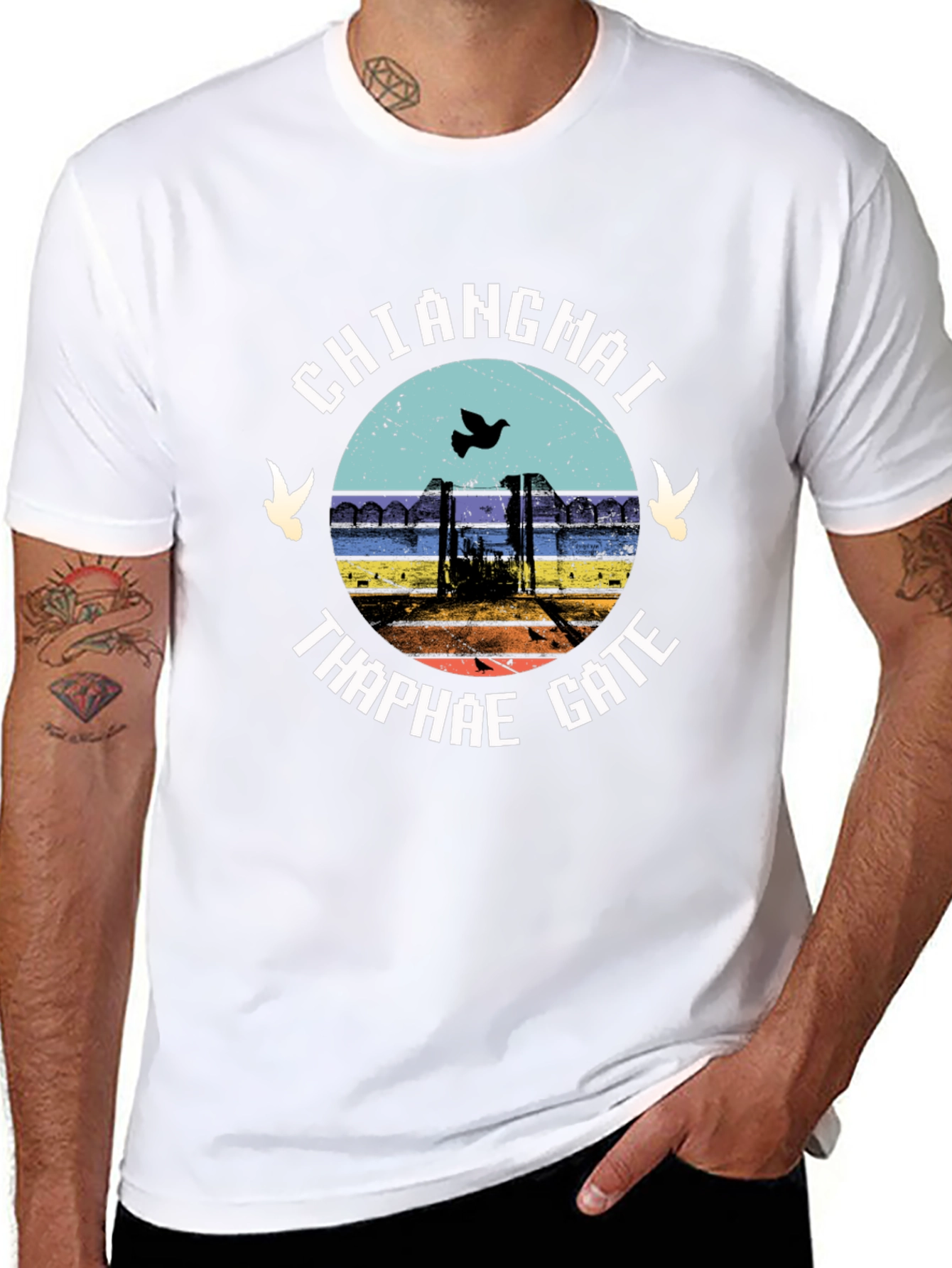 Chiangmai Thaphae Gate Graphic Tee