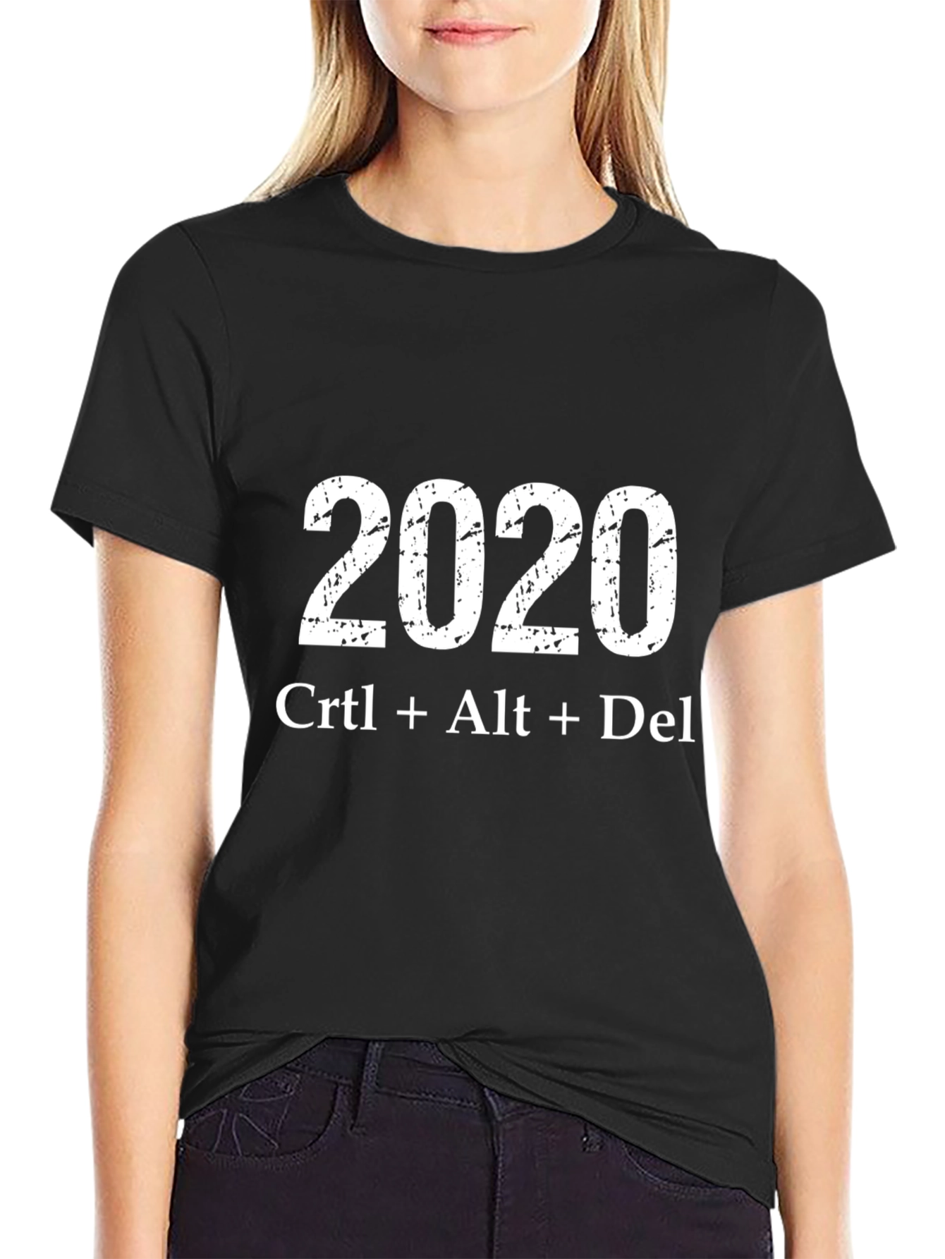 2020 Ctrl+Alt+Del T-Shirt - Reset Button Humor