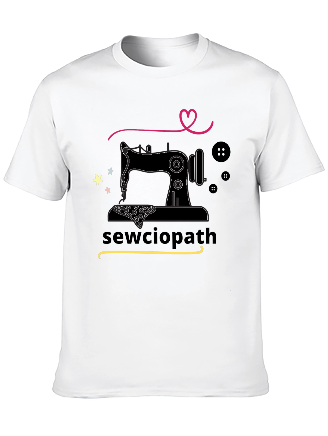 Sewciopath Graphic Tee - Sewing Lover T-Shirt