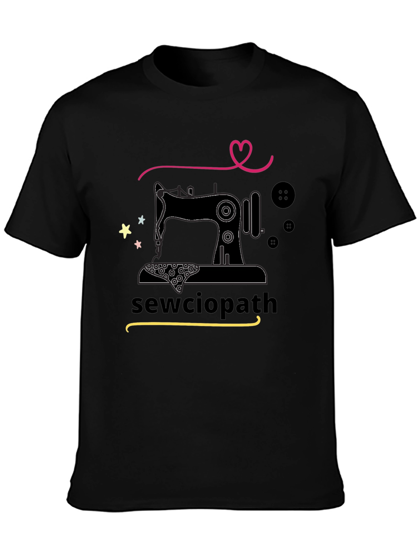 Sewciopath Graphic Tee - Sewing Lover T-Shirt