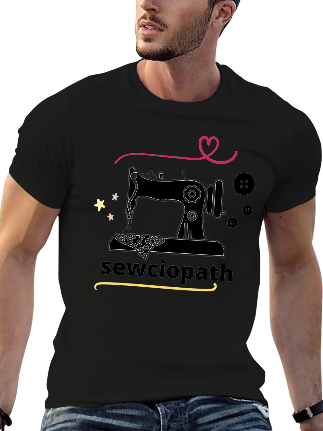 Sewciopath Graphic Tee - Sewing Lover T-Shirt
