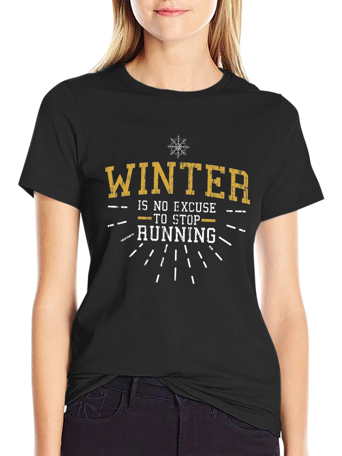 Winter Running Graphic T-Shirt