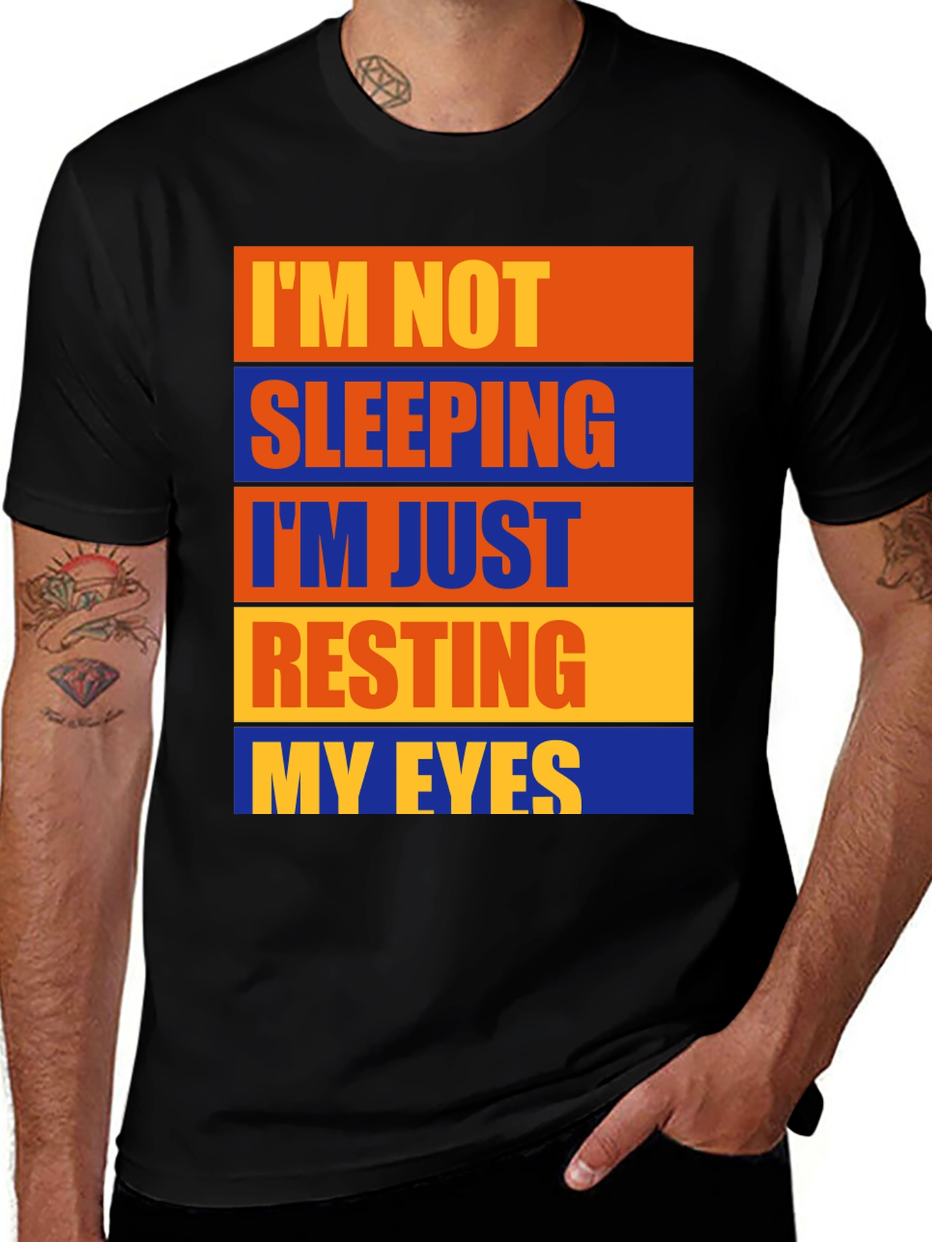 Im Not Sleeping Resting My Eyes Graphic T-Shirt