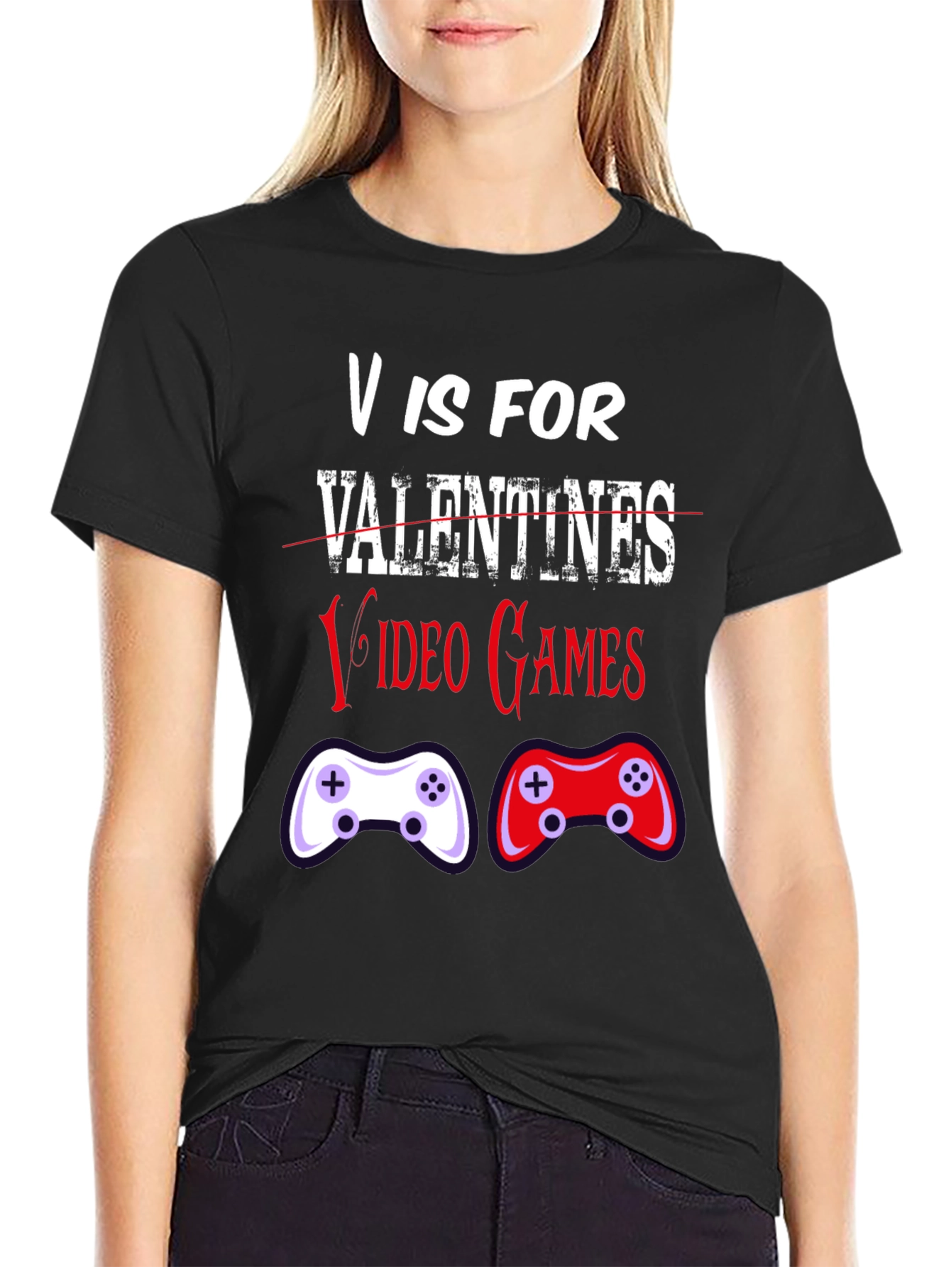V is for Video Games T-Shirt