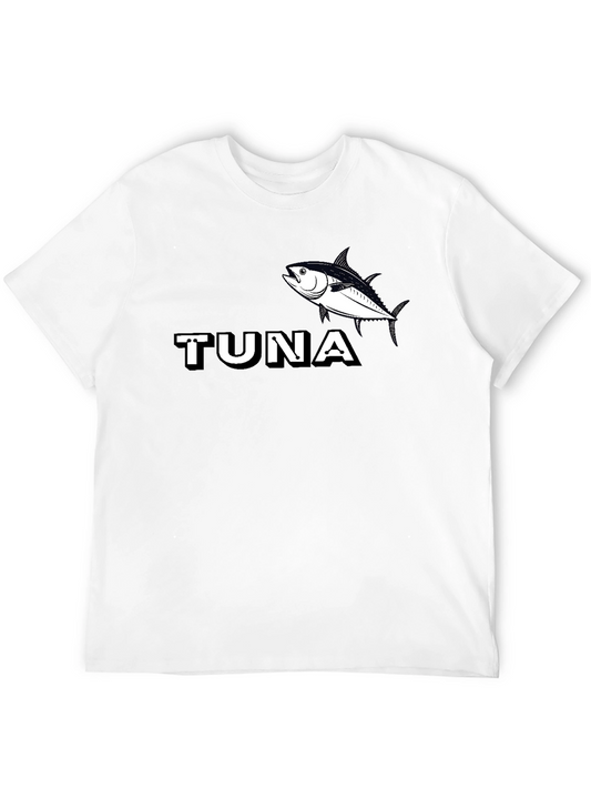 Tuna Graphic Tee - Black Cotton T-Shirt