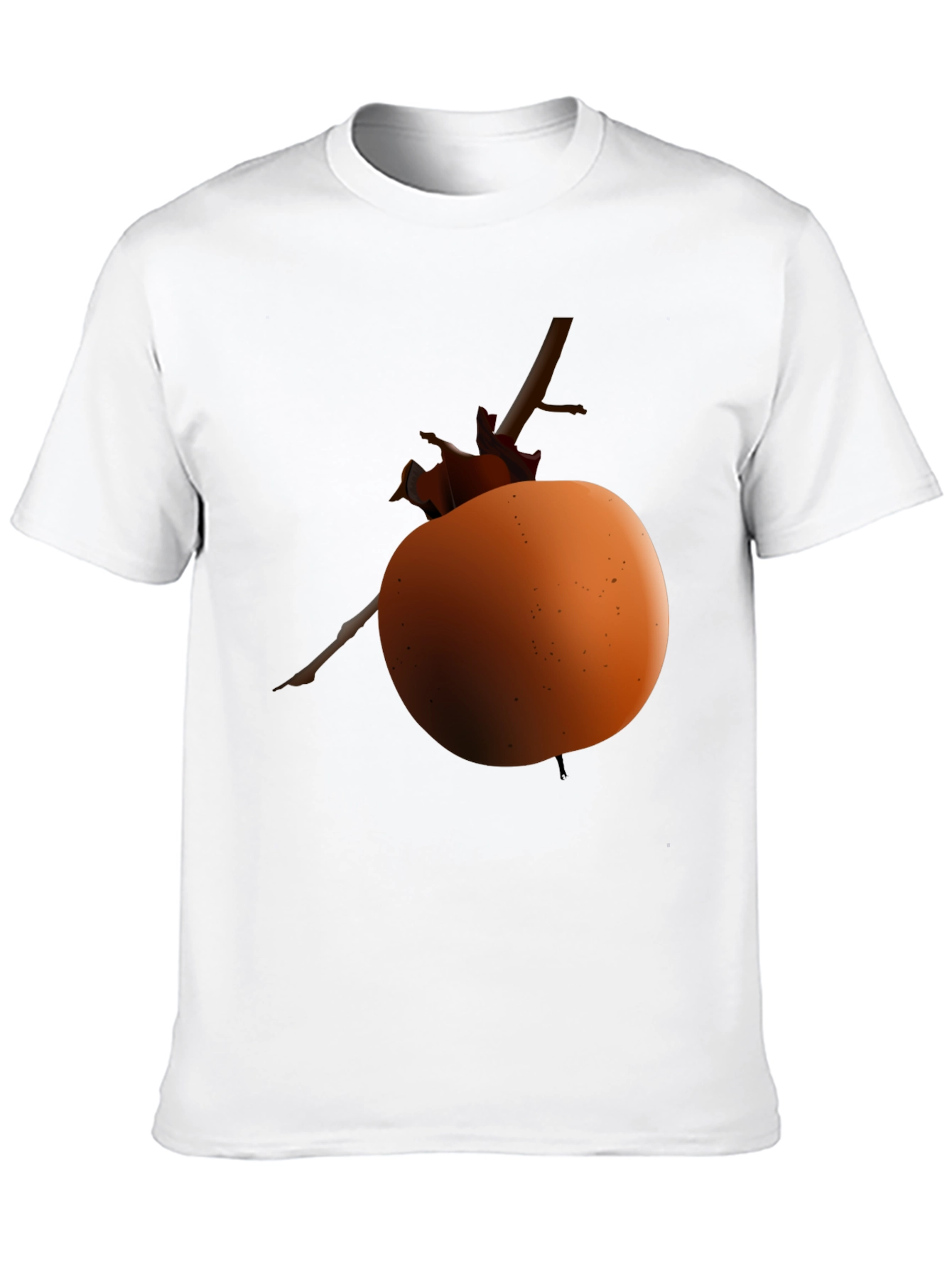 Apple on Branch Graphic Tee - Black Unisex Shirt