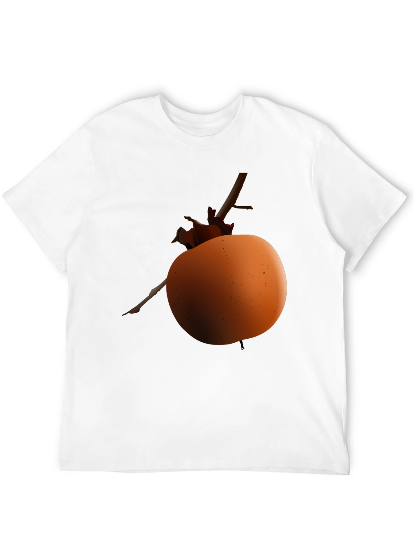 Apple on Branch Graphic Tee - Black Unisex Shirt