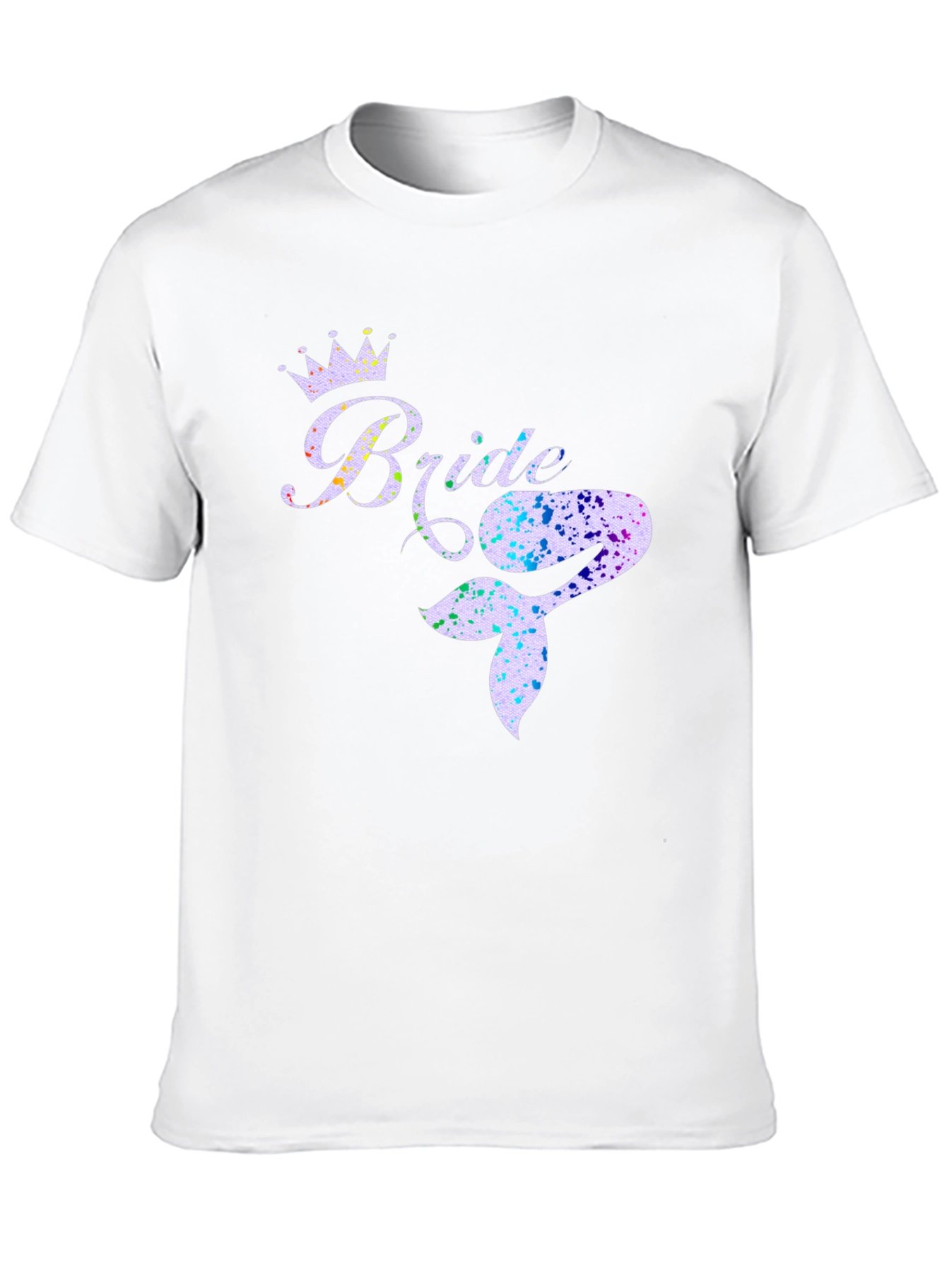 Bride Mermaid Tail T-Shirt - Bridal Party Tee