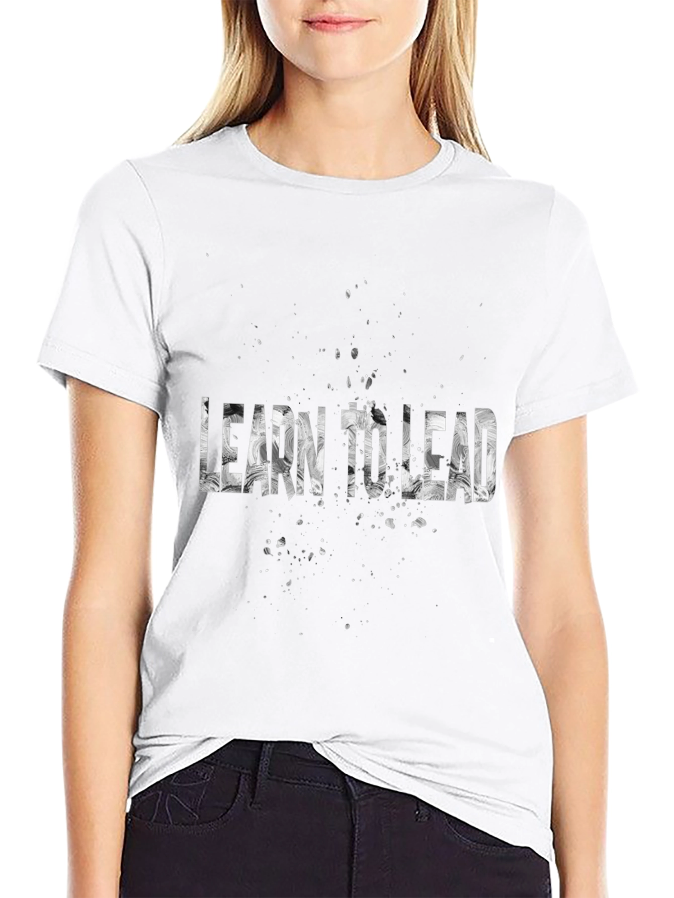 Learn to Lead Graphic T-Shirt - Motivational Tee