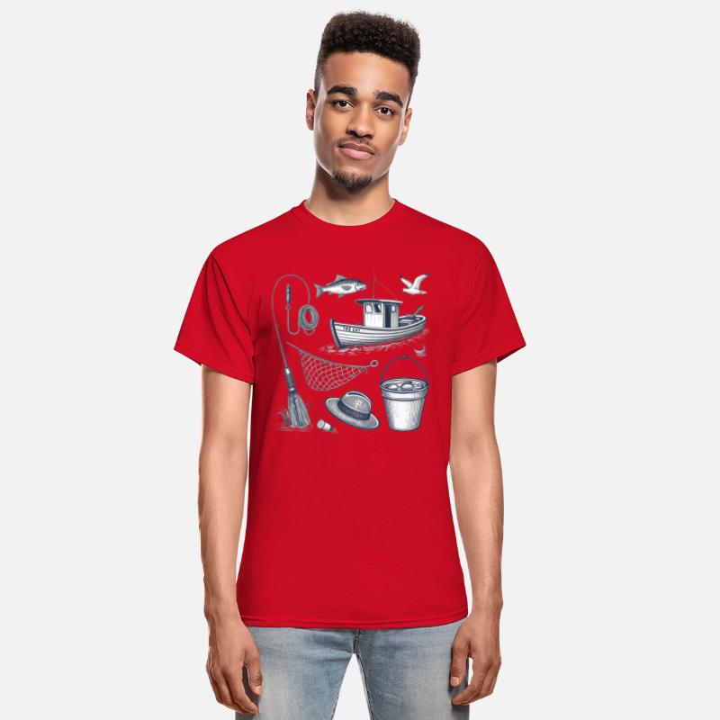 Vector illustration, nautical fishing, black,white