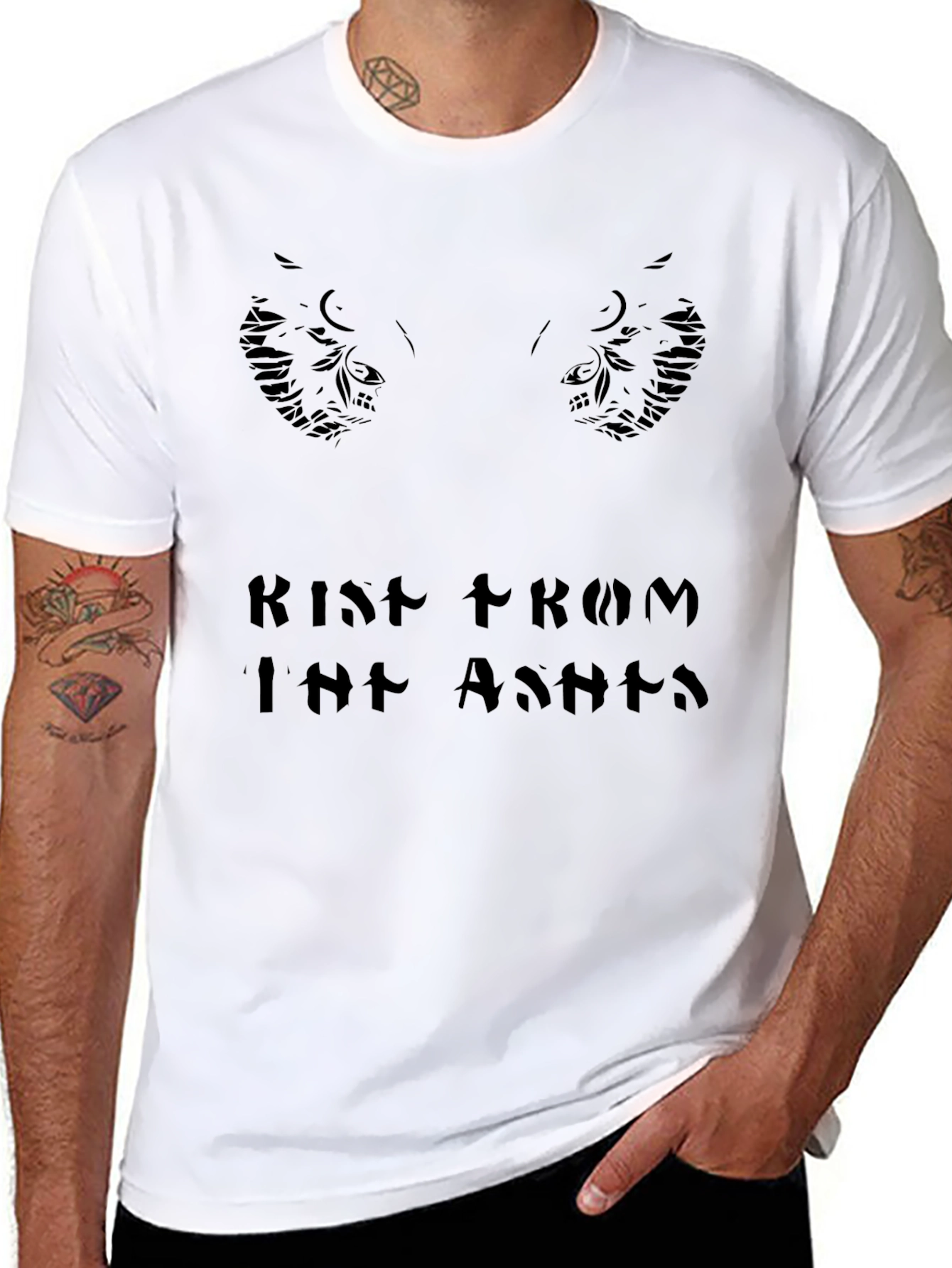 Rise From the Ashes Graphic Tee - Black