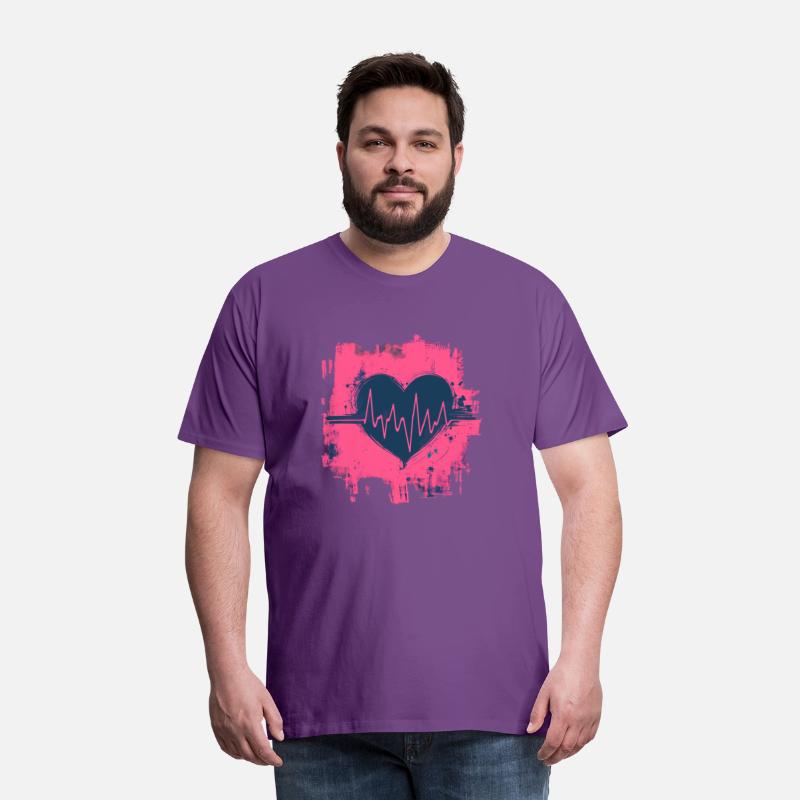 Vibrant Pulse - Artistic Valentines Heartbeat