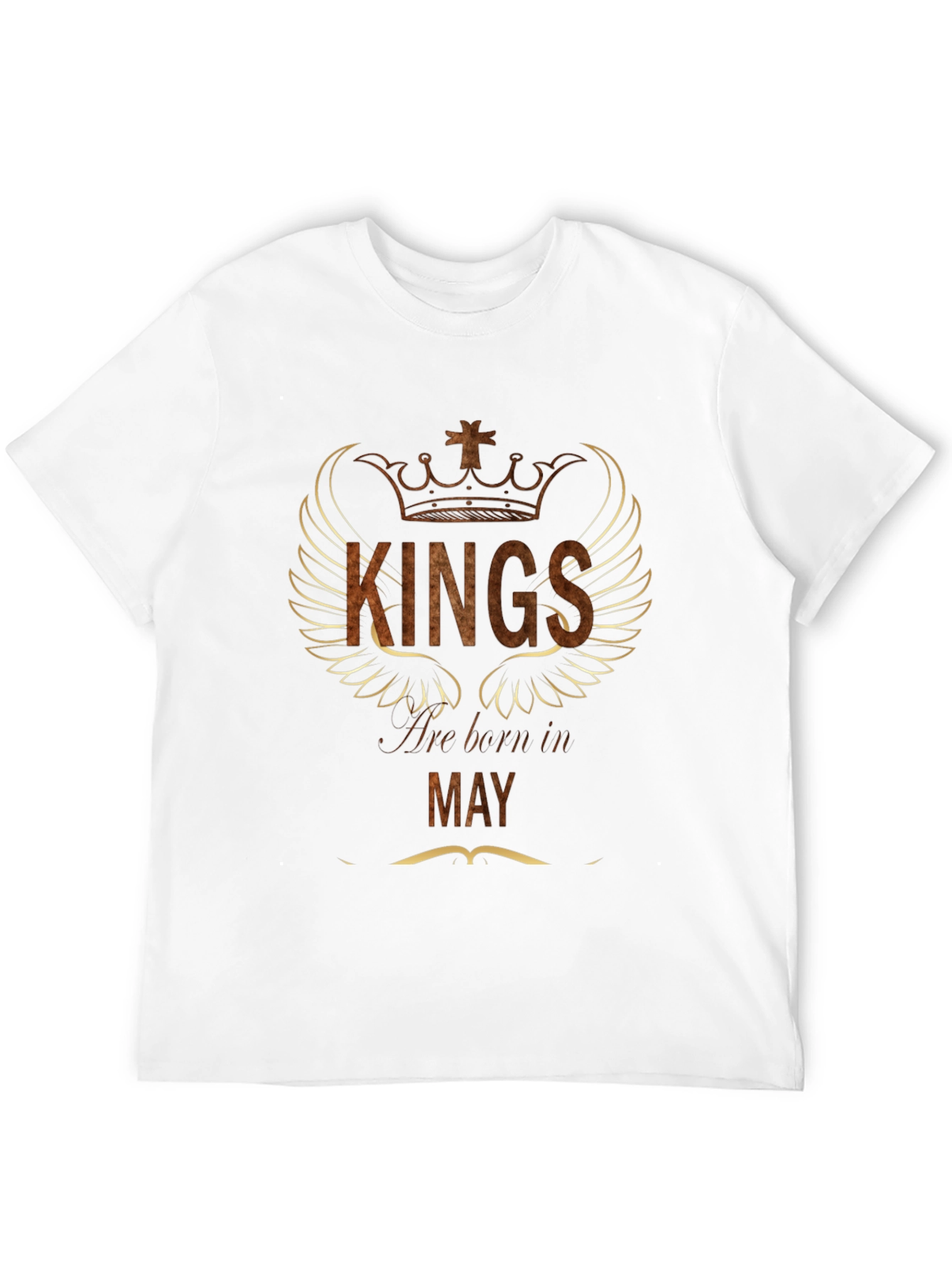 Kings Are Born in May Graphic Tee
