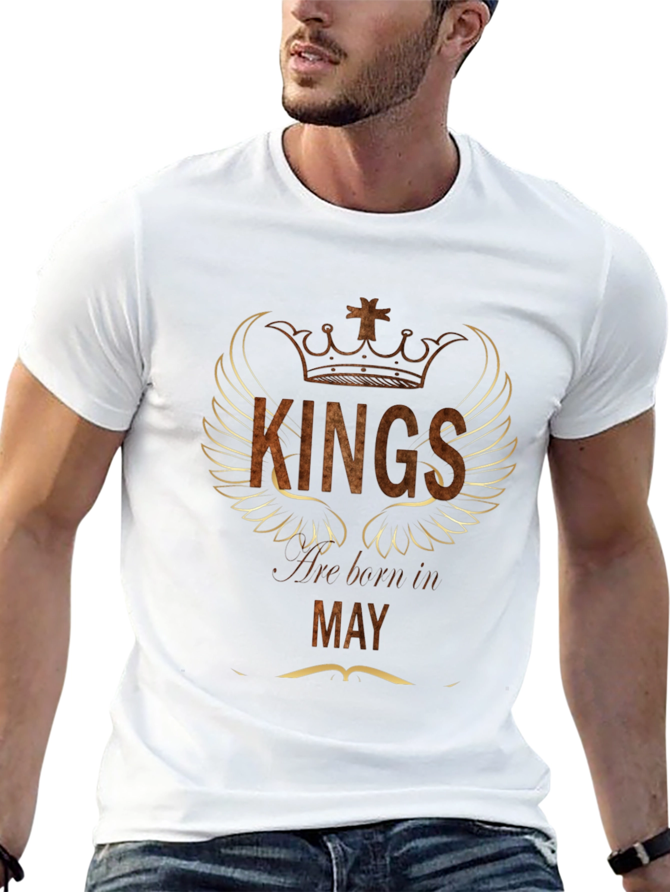 Kings Are Born in May Graphic Tee