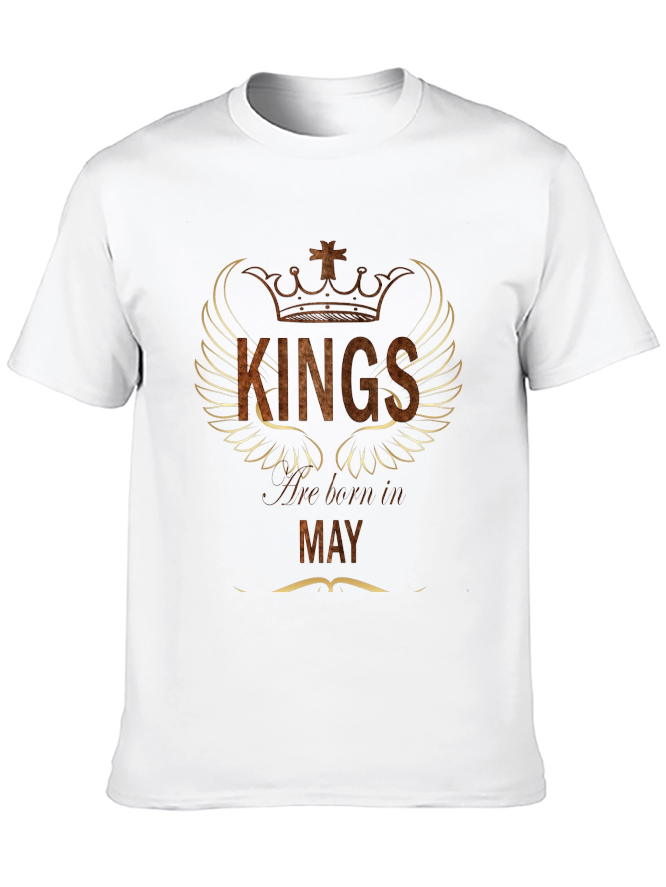 Kings Are Born in May Graphic Tee