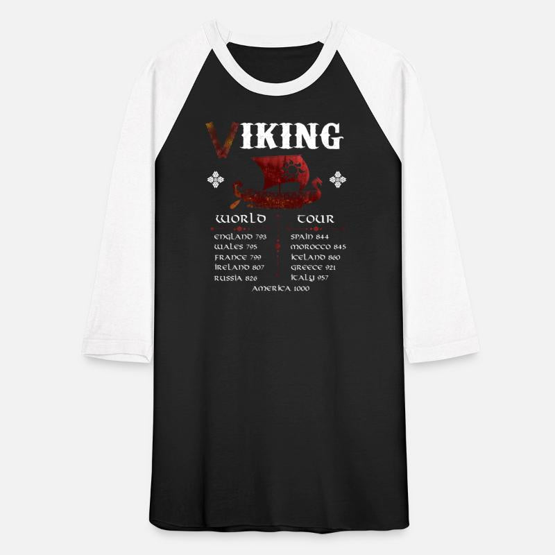 Vikings Dragon Ship VEGVISIR Runes T-Shirt