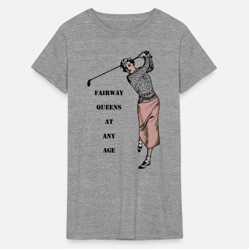 Vintage Golfing Woman Swinging the Golf Club URM