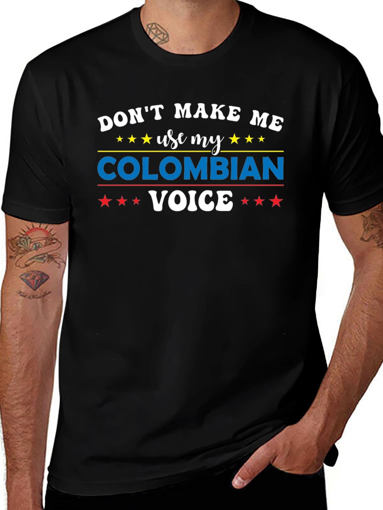 Colombian Voice T-Shirt - Funny Graphic Tee