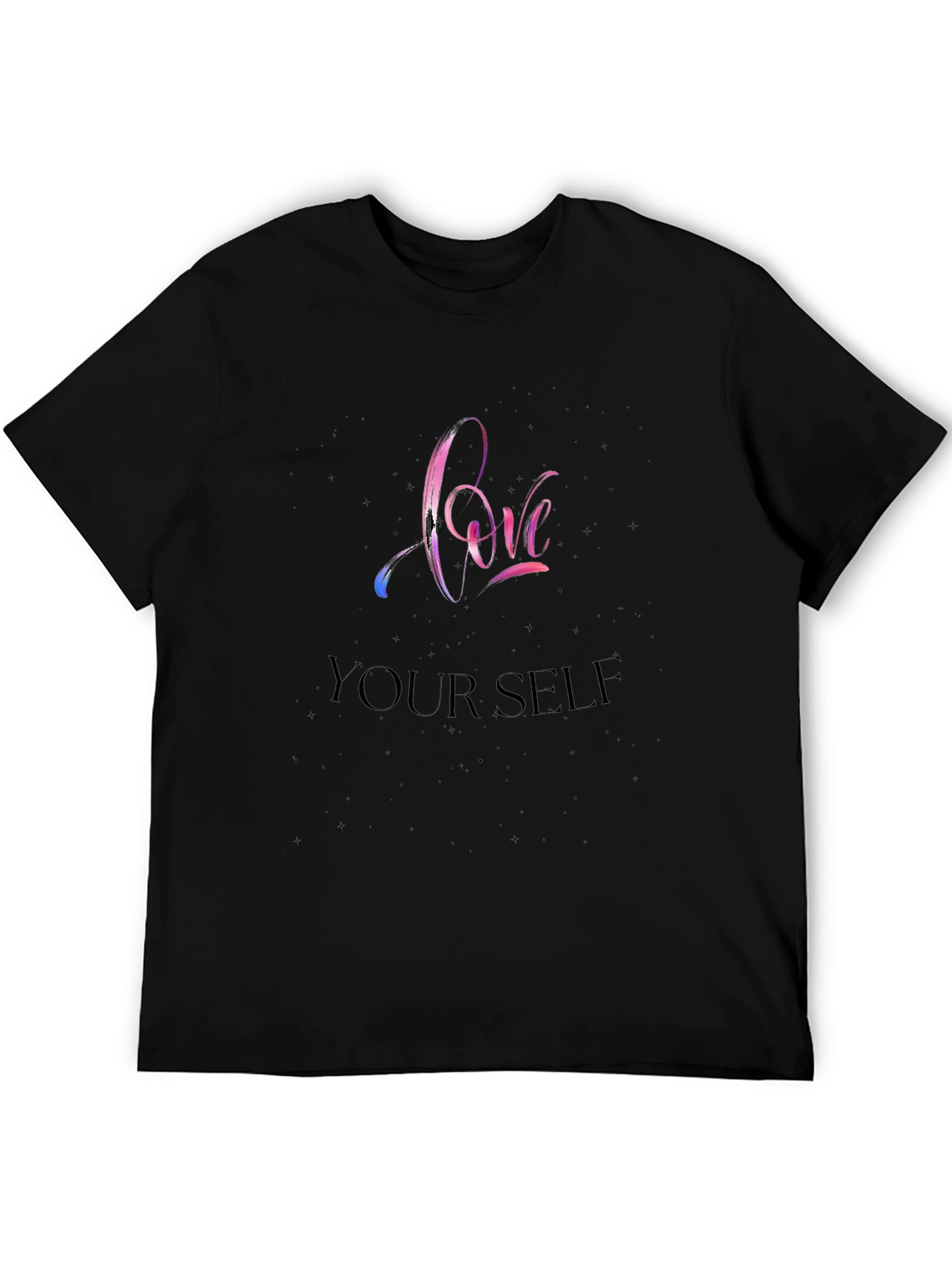 Love Yourself Black Graphic Tee
