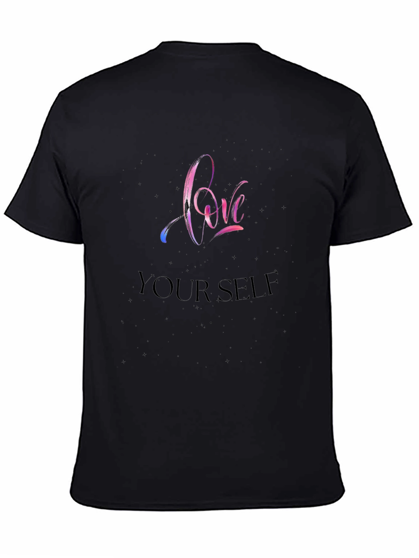 Love Yourself Black Graphic Tee