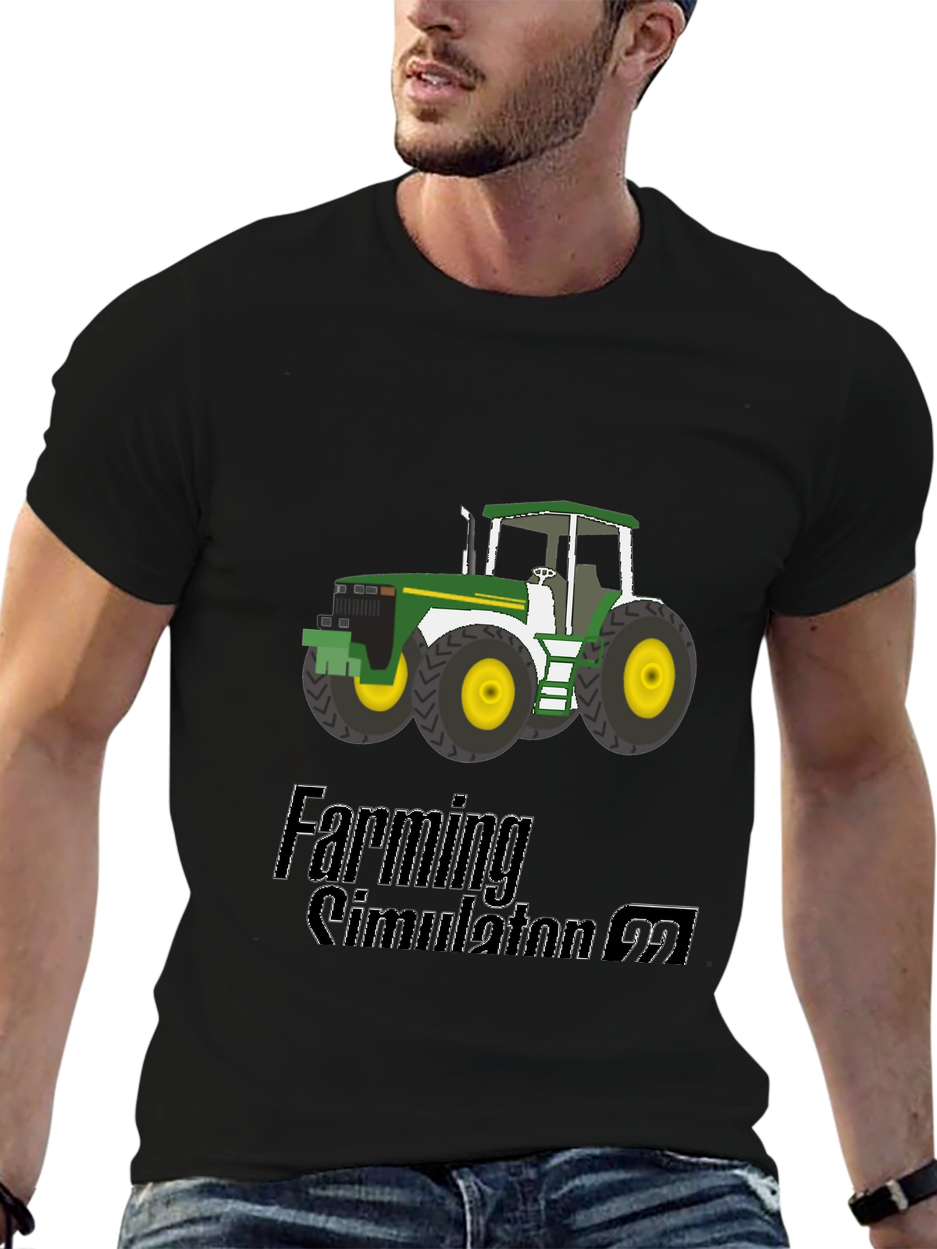 Farming Simulator 99 Tractor Graphic Tee