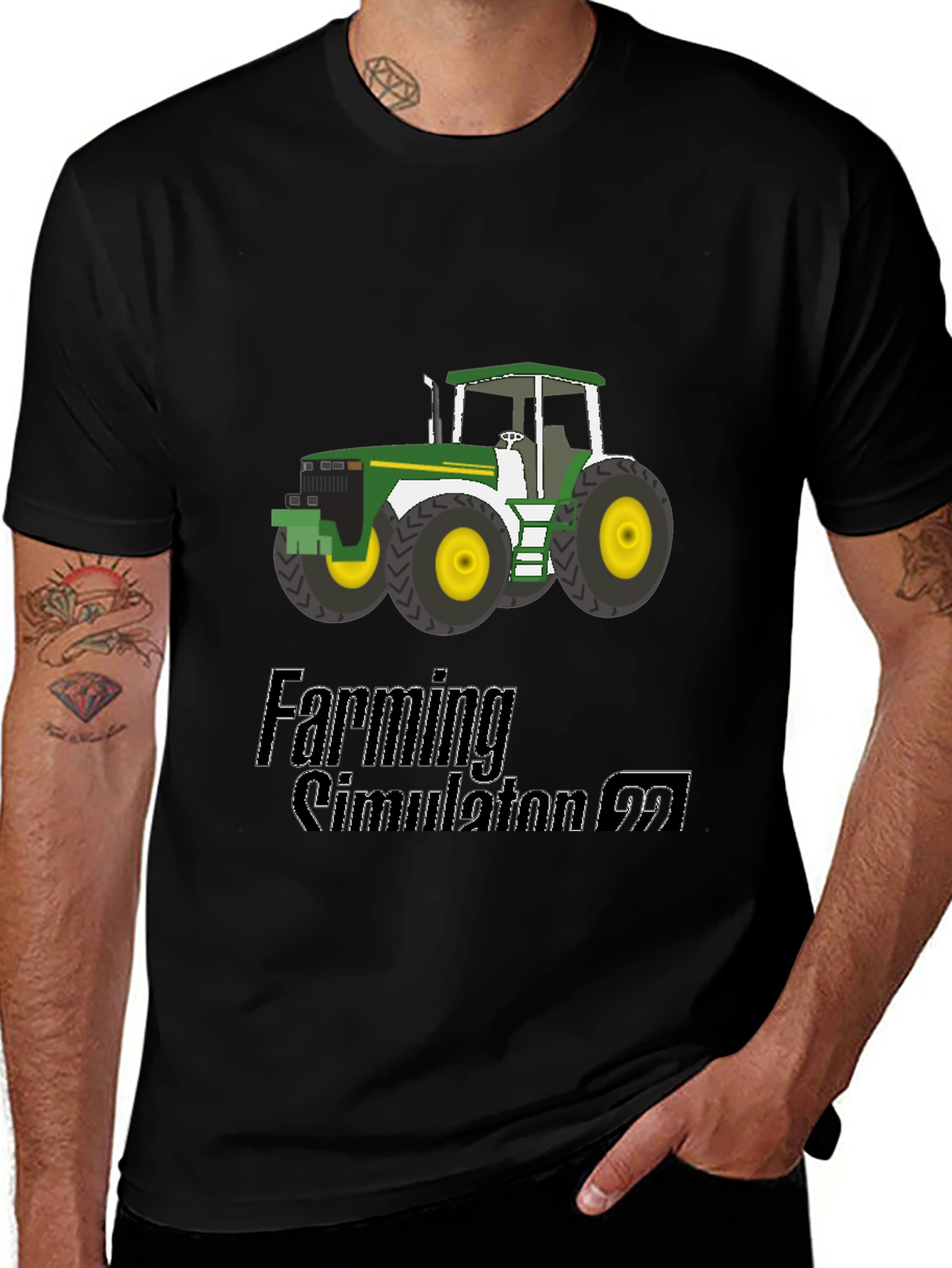 Farming Simulator 99 Tractor Graphic Tee