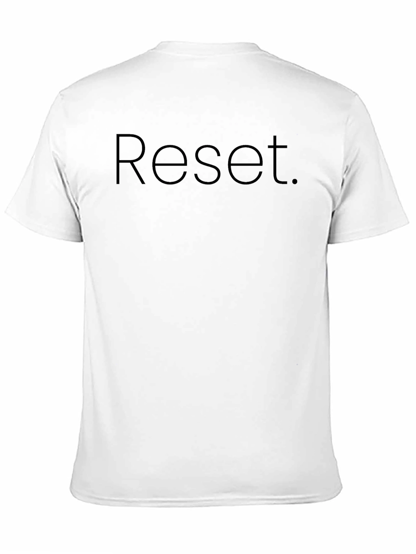 Reset Graphic Black T-Shirt