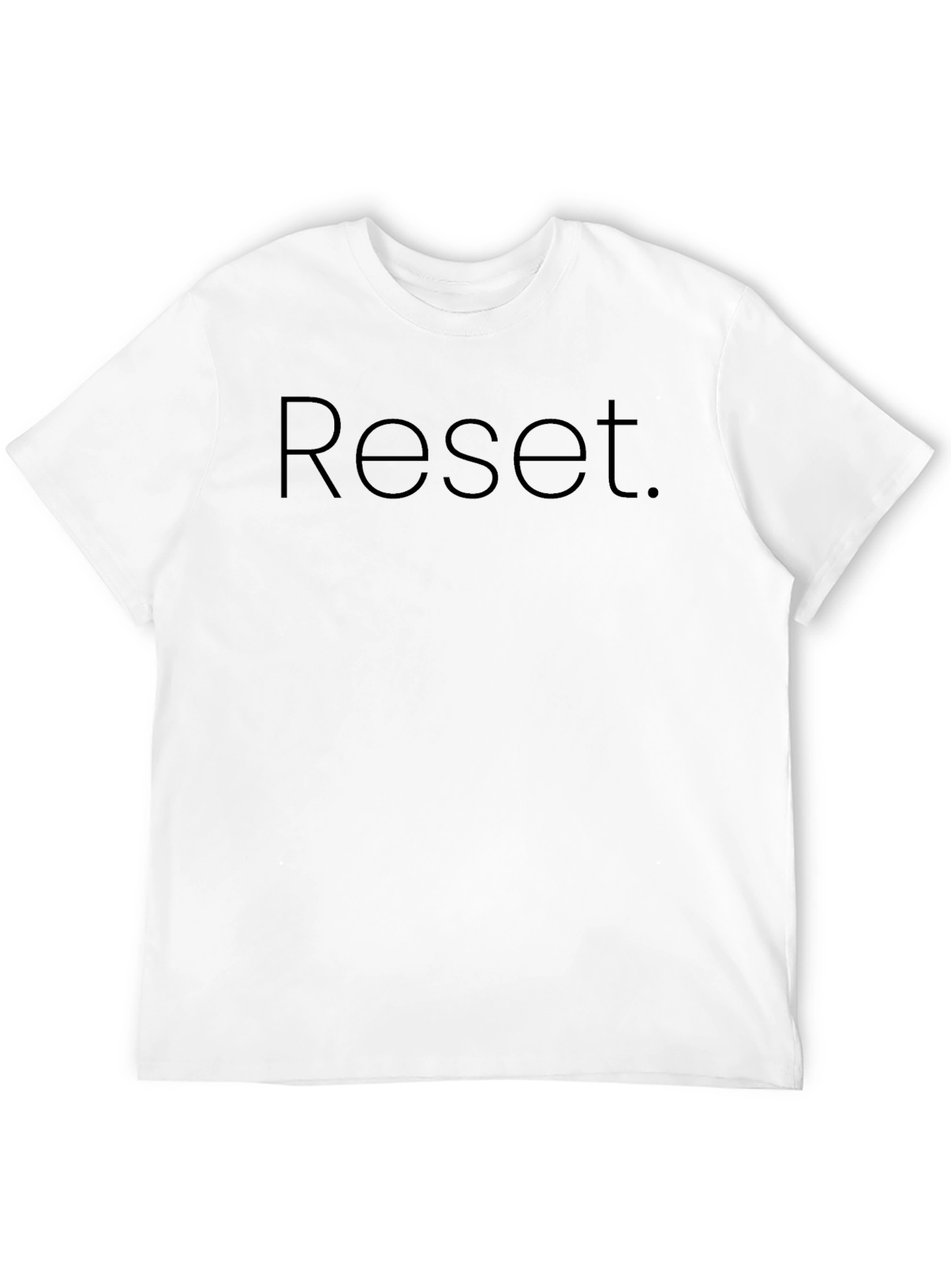Reset Graphic Black T-Shirt