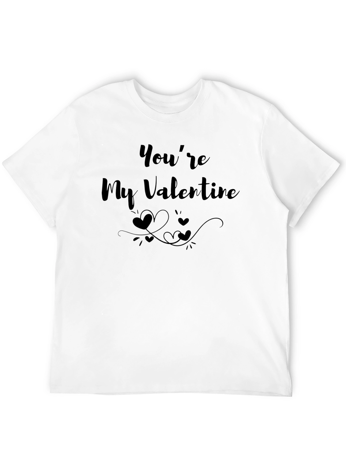 Youre My Valentine Graphic Tee - Black Unisex