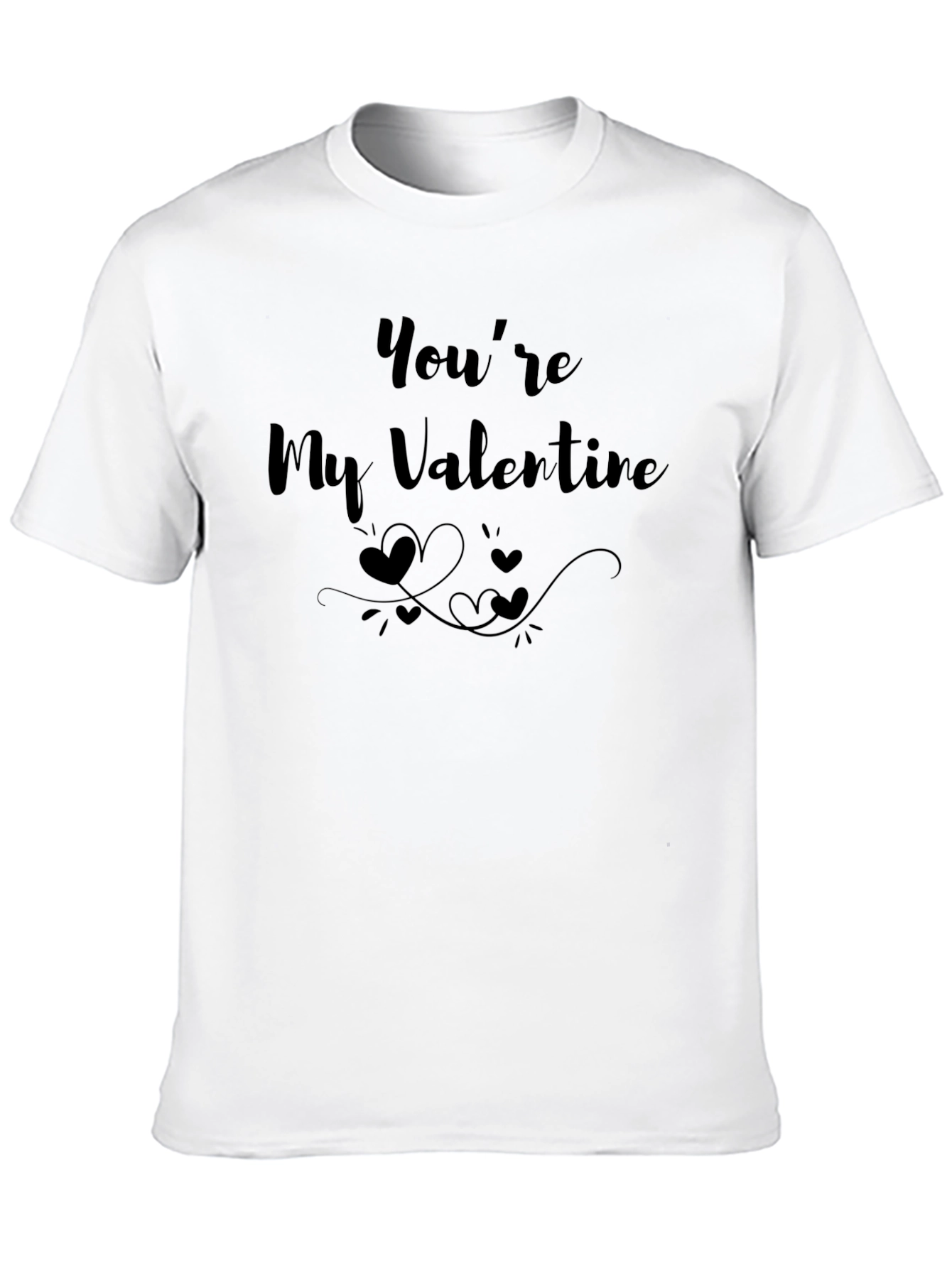 Youre My Valentine Graphic Tee - Black Unisex