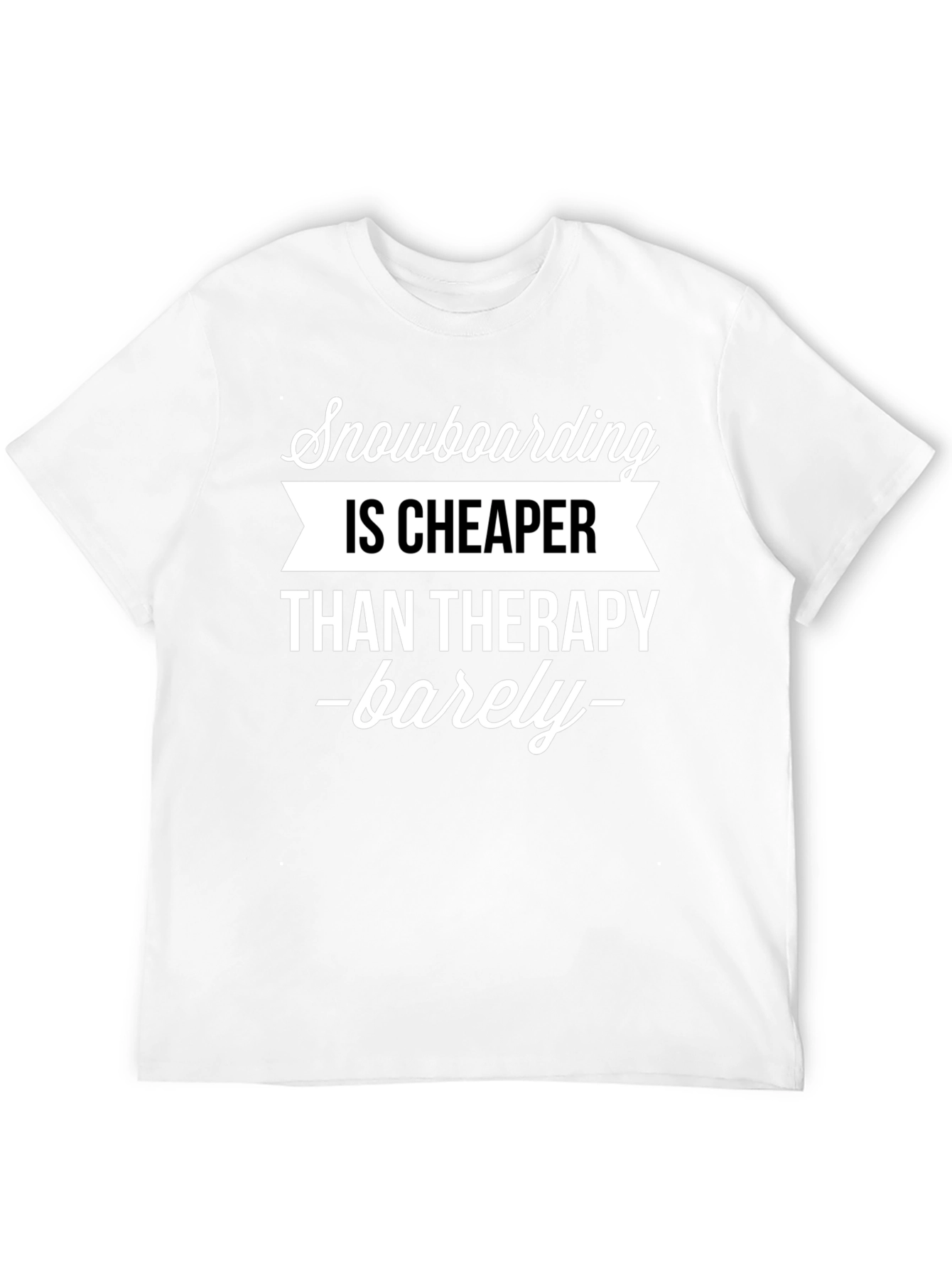 Snowboarding Therapy Tee