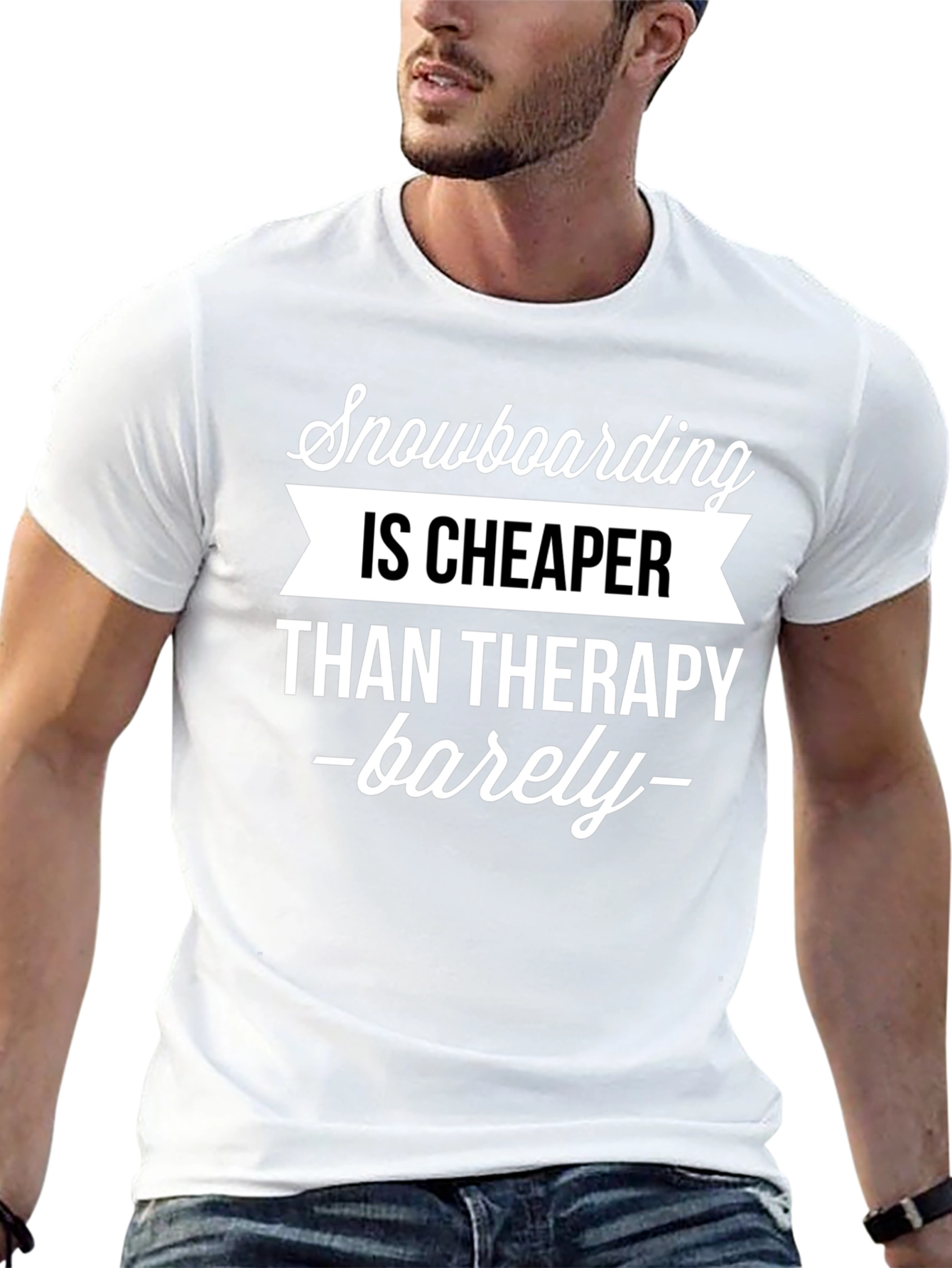 Snowboarding Therapy Tee