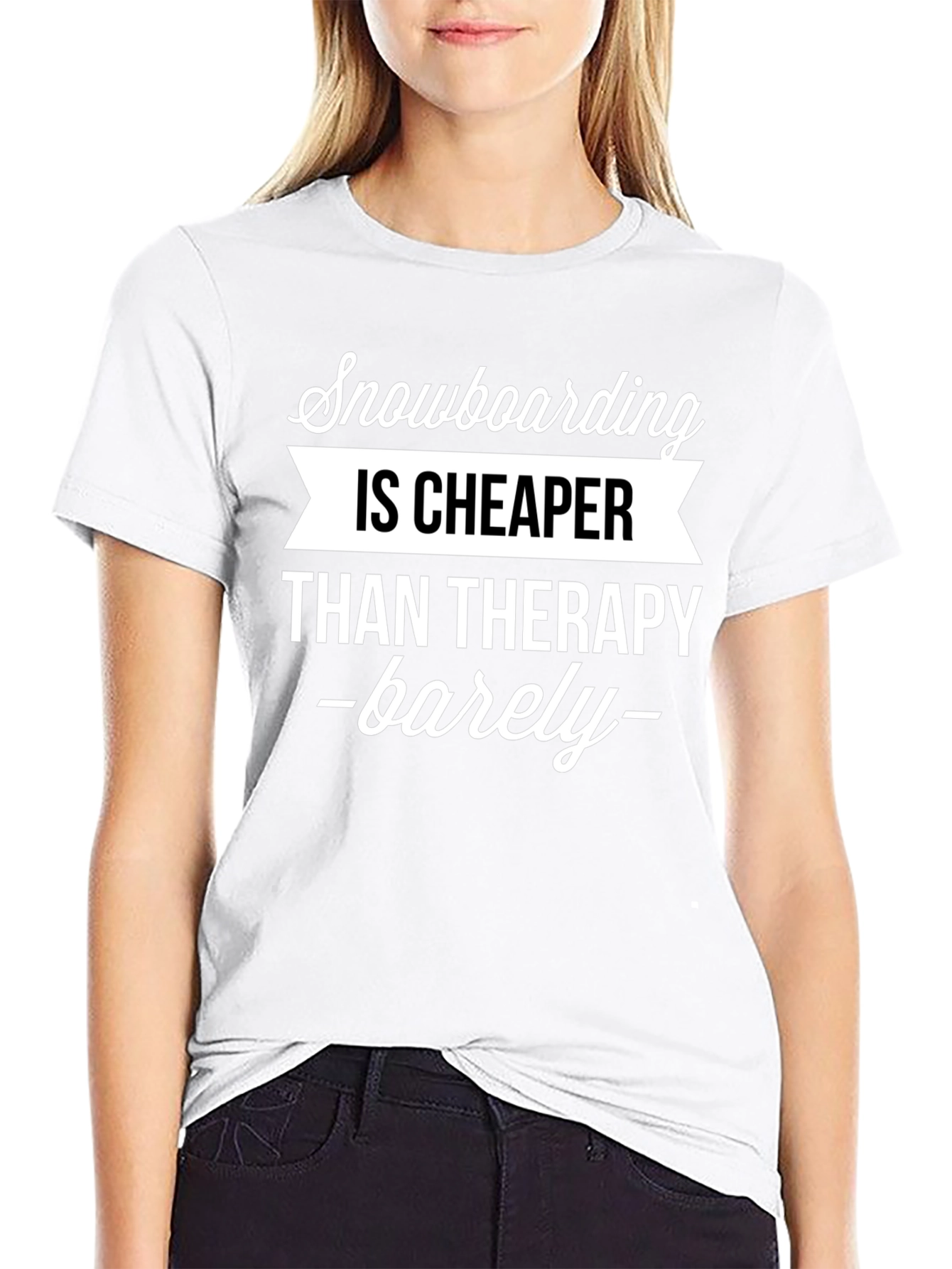 Snowboarding Therapy Tee