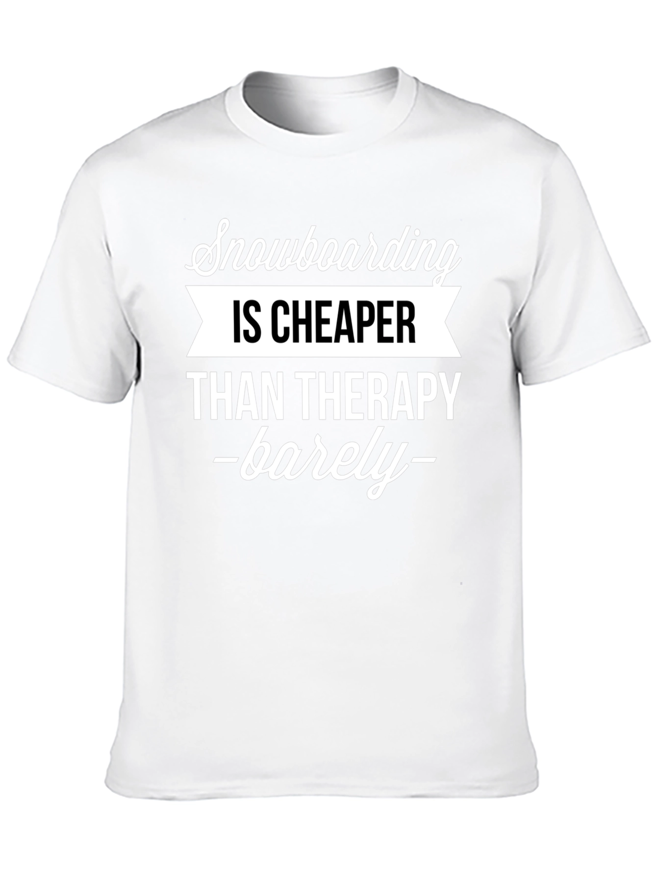 Snowboarding Therapy Tee