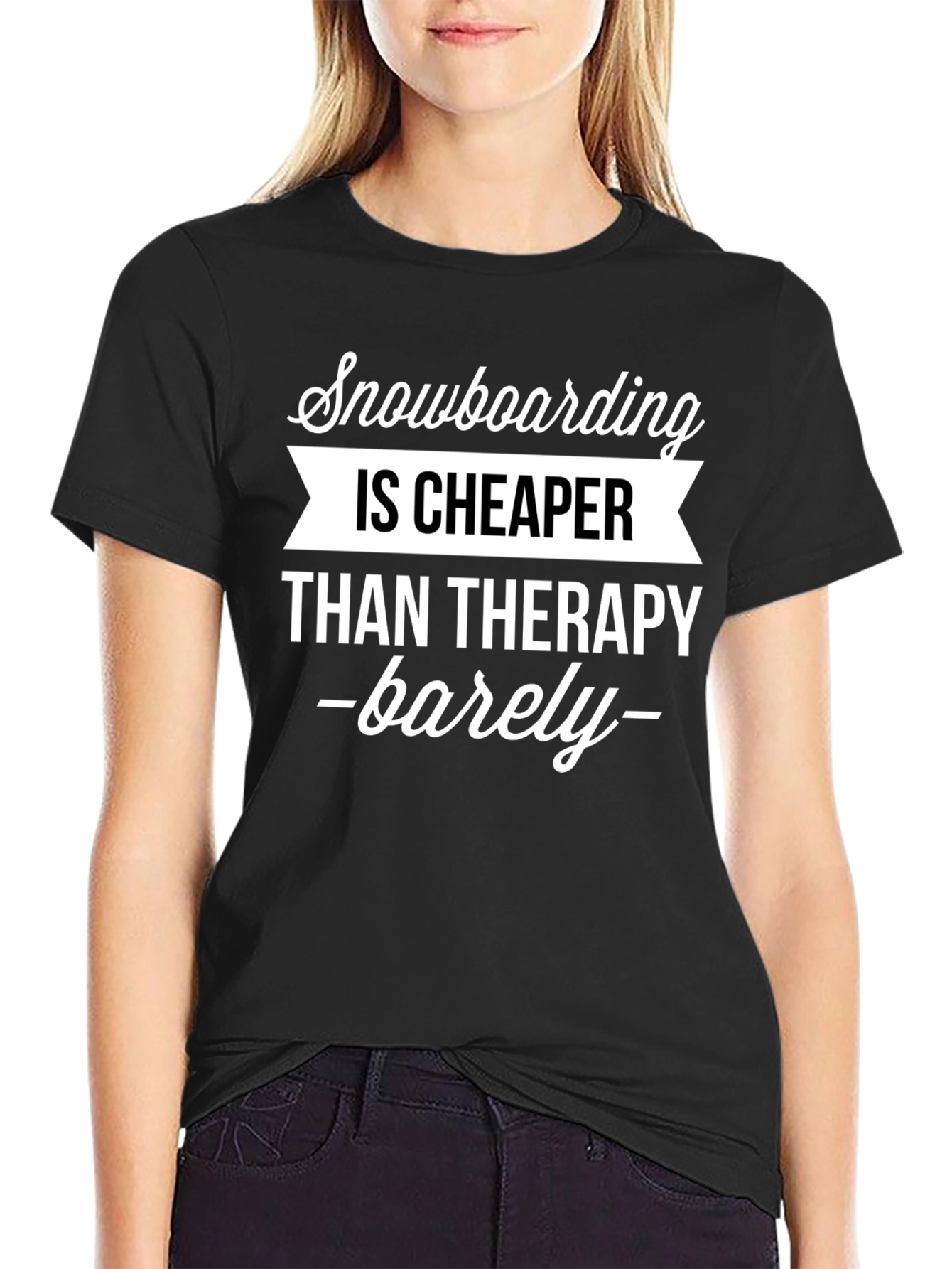 Snowboarding Therapy Tee