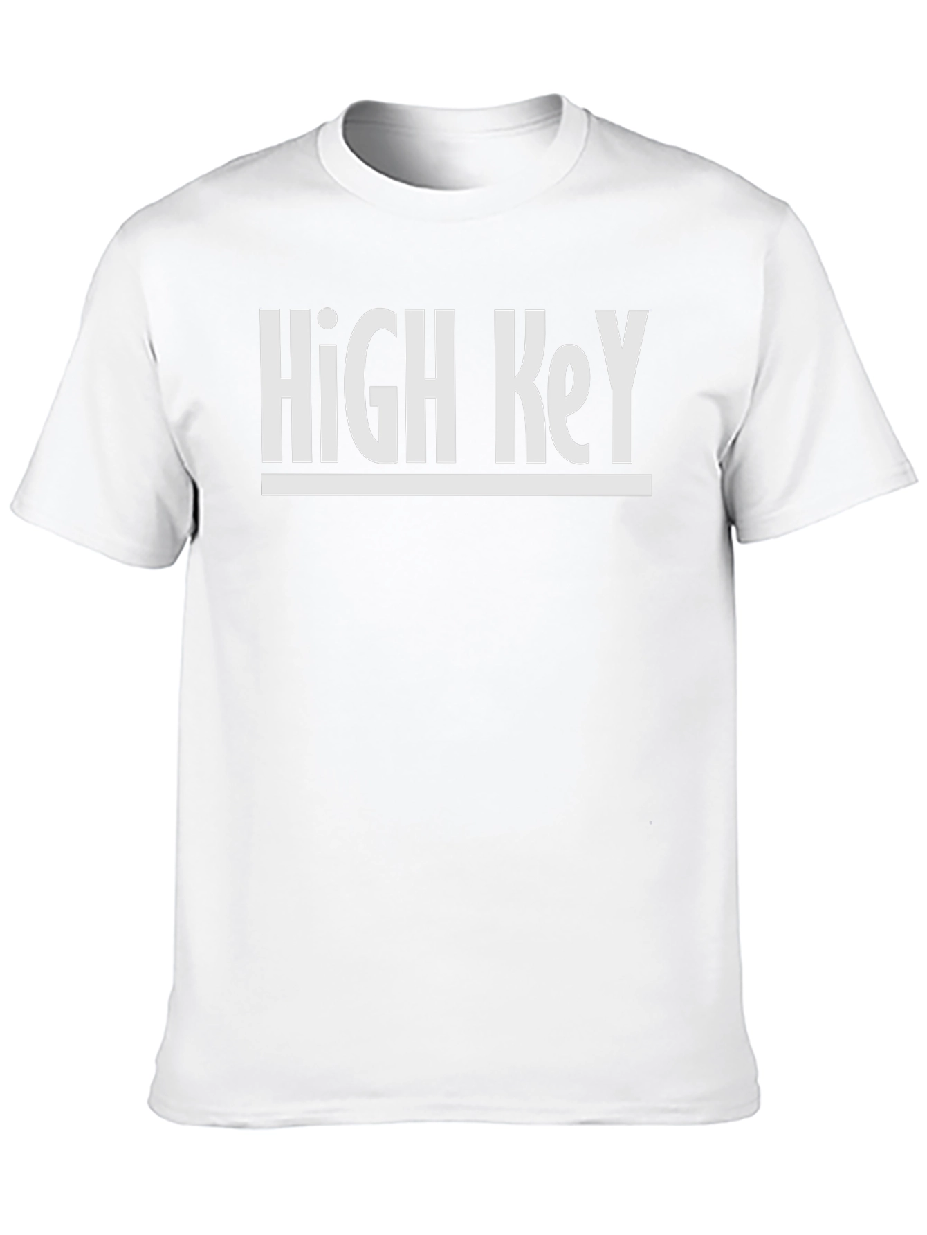 High Key Graphic Tee - Mens Black T-Shirt
