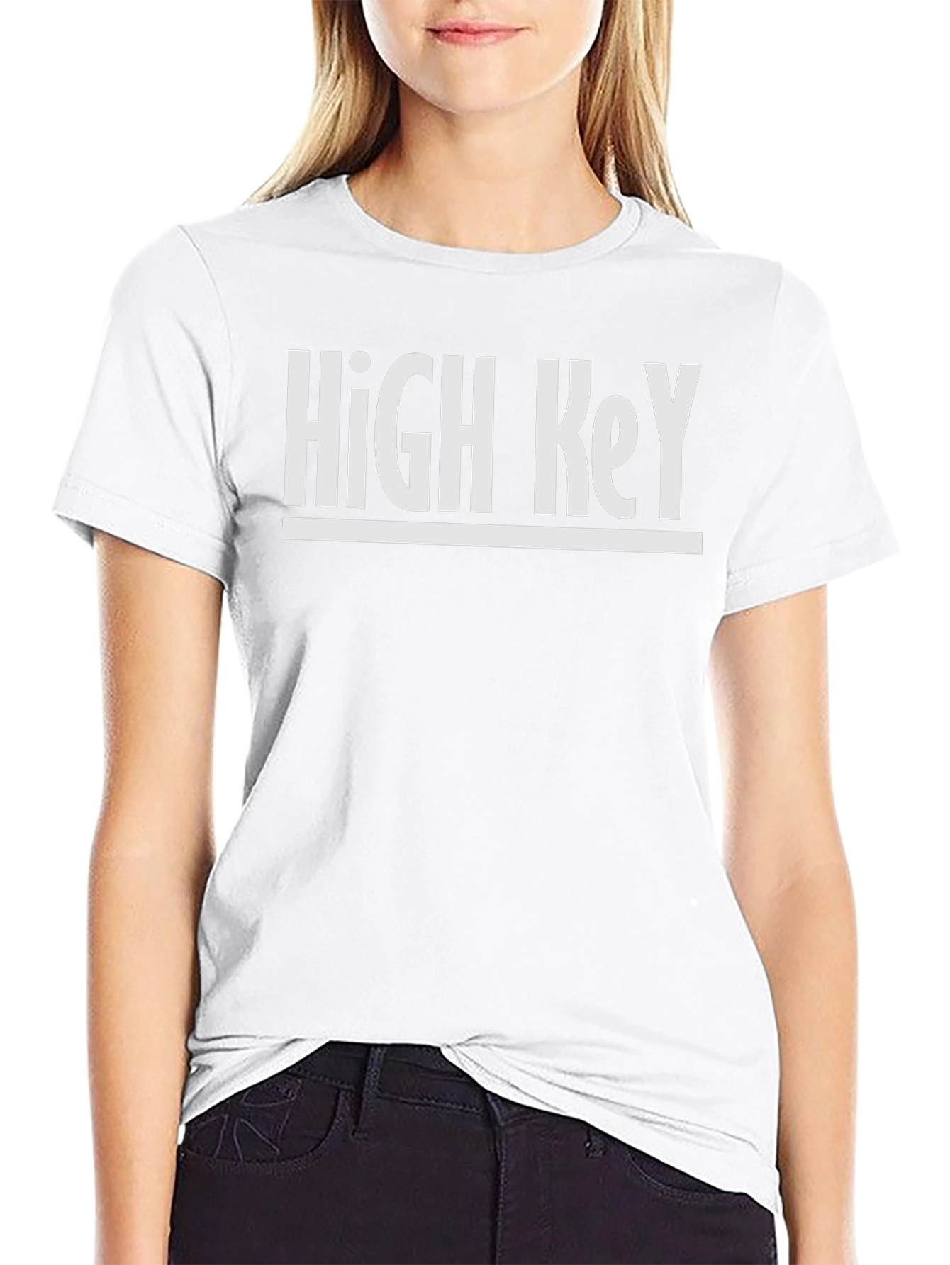 High Key Graphic Tee - Mens Black T-Shirt