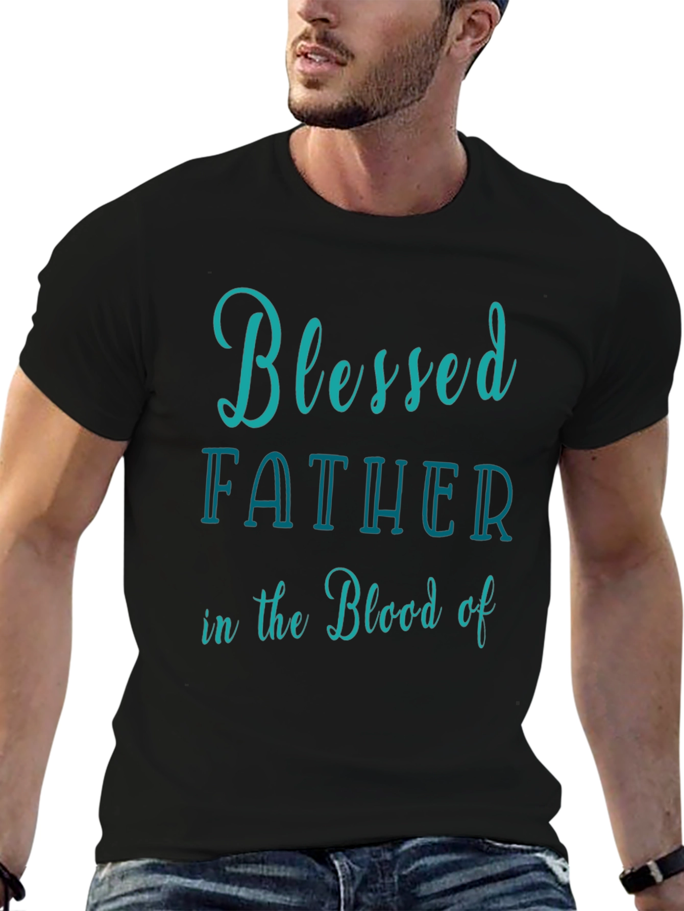 Blessed Father Tee - Stylish Christian T-Shirt