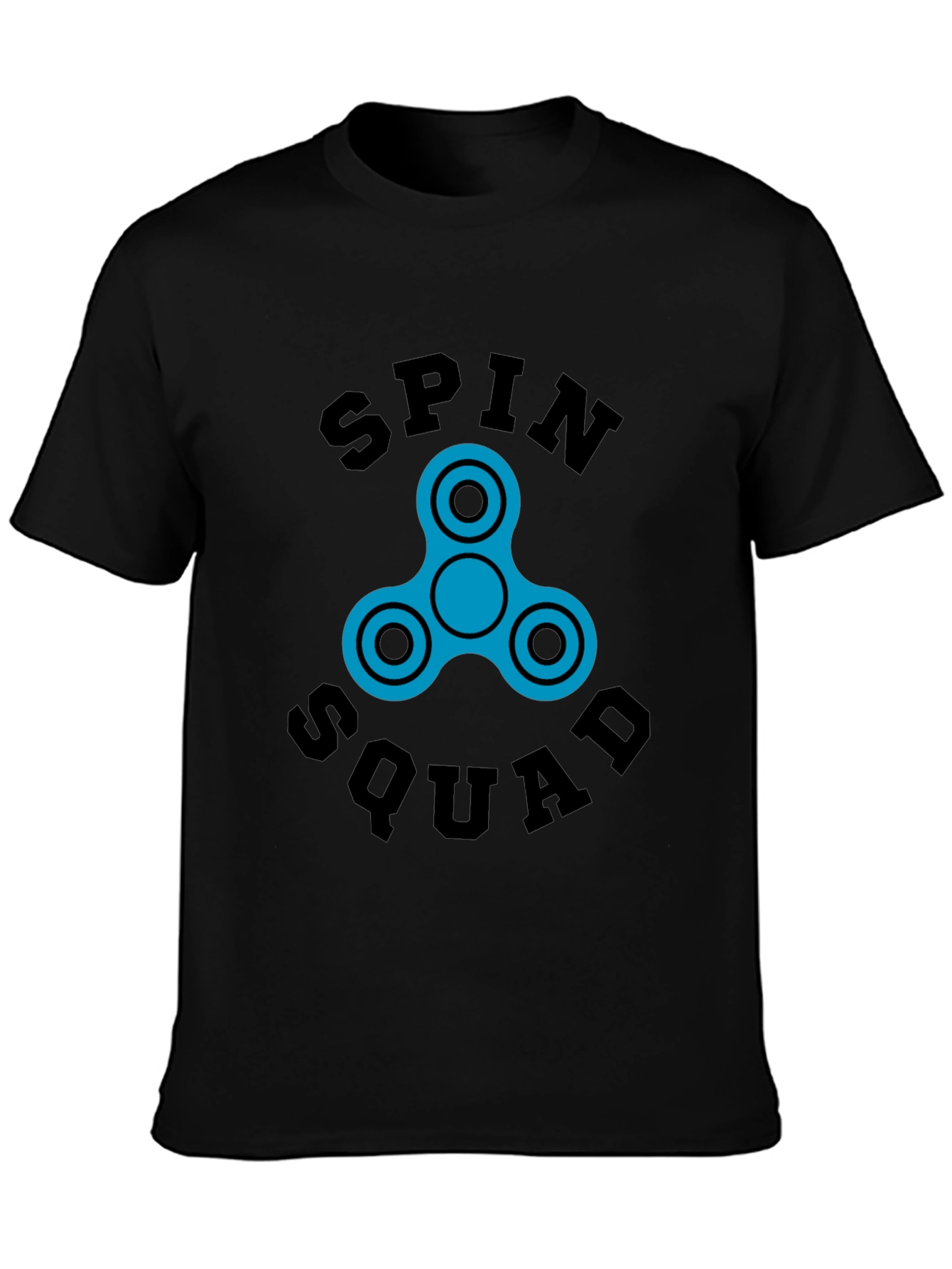 Spin Squad Graphic Tee - Fidget Spinner Design