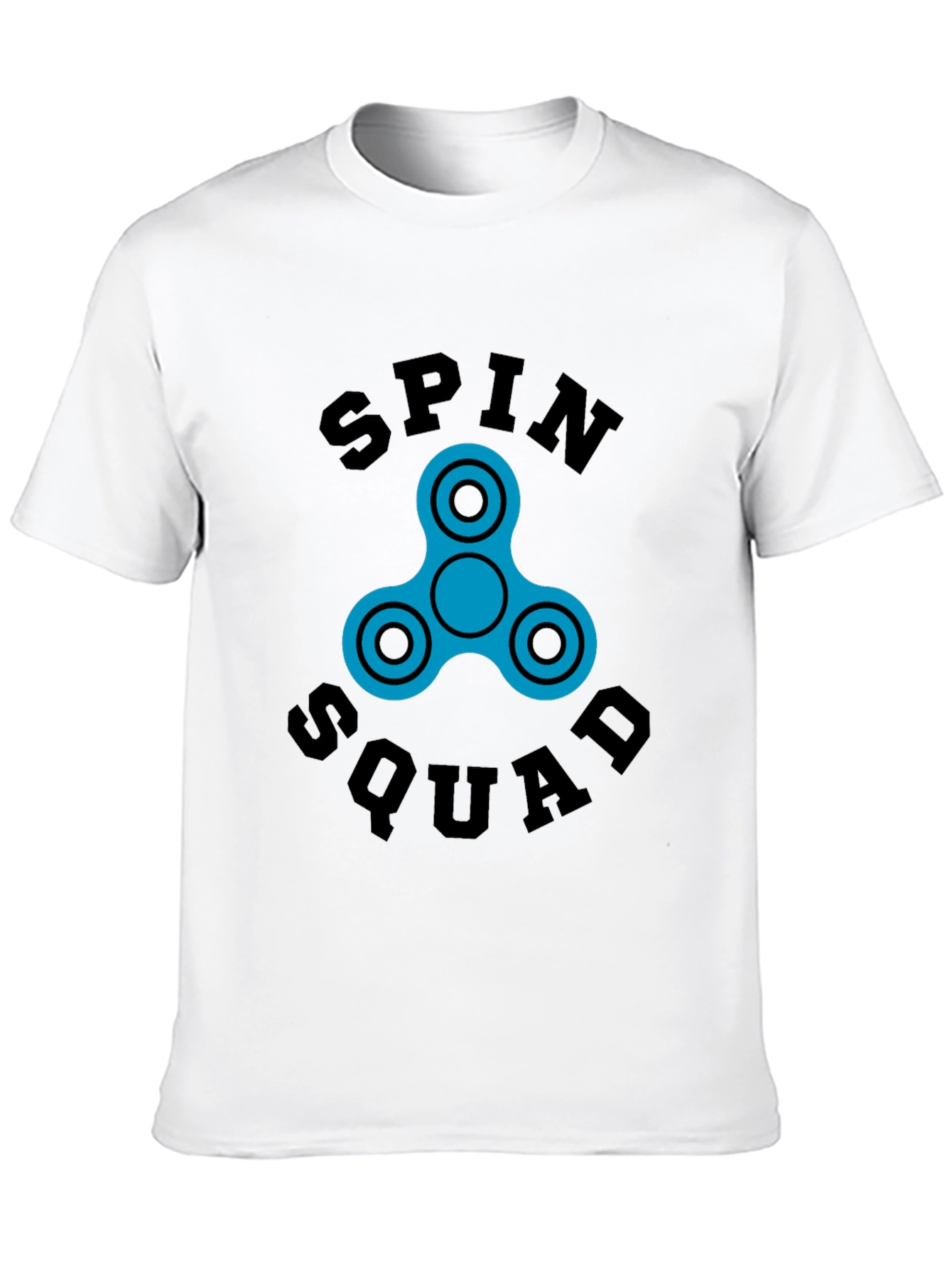 Spin Squad Graphic Tee - Fidget Spinner Design