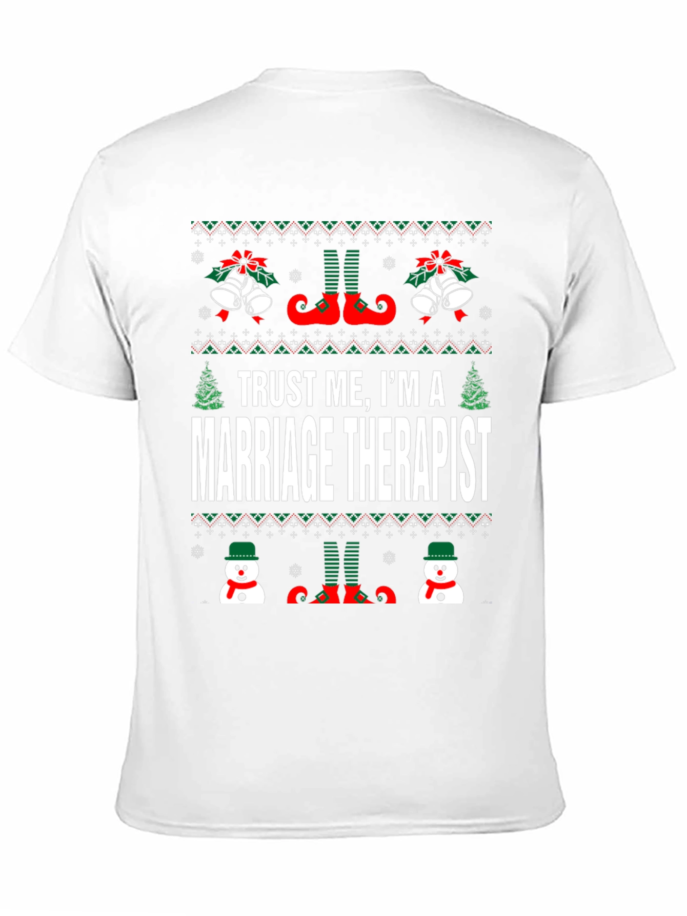 Marriage Therapist Ugly Christmas Sweater T-Shirt